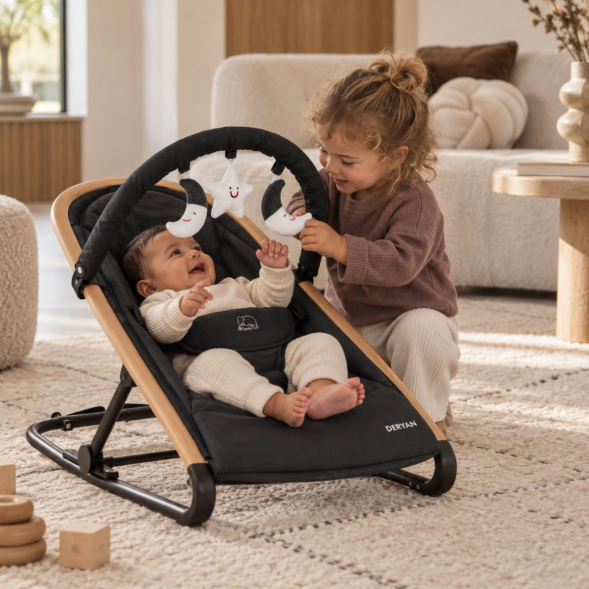 Vippestol Rocker Sort