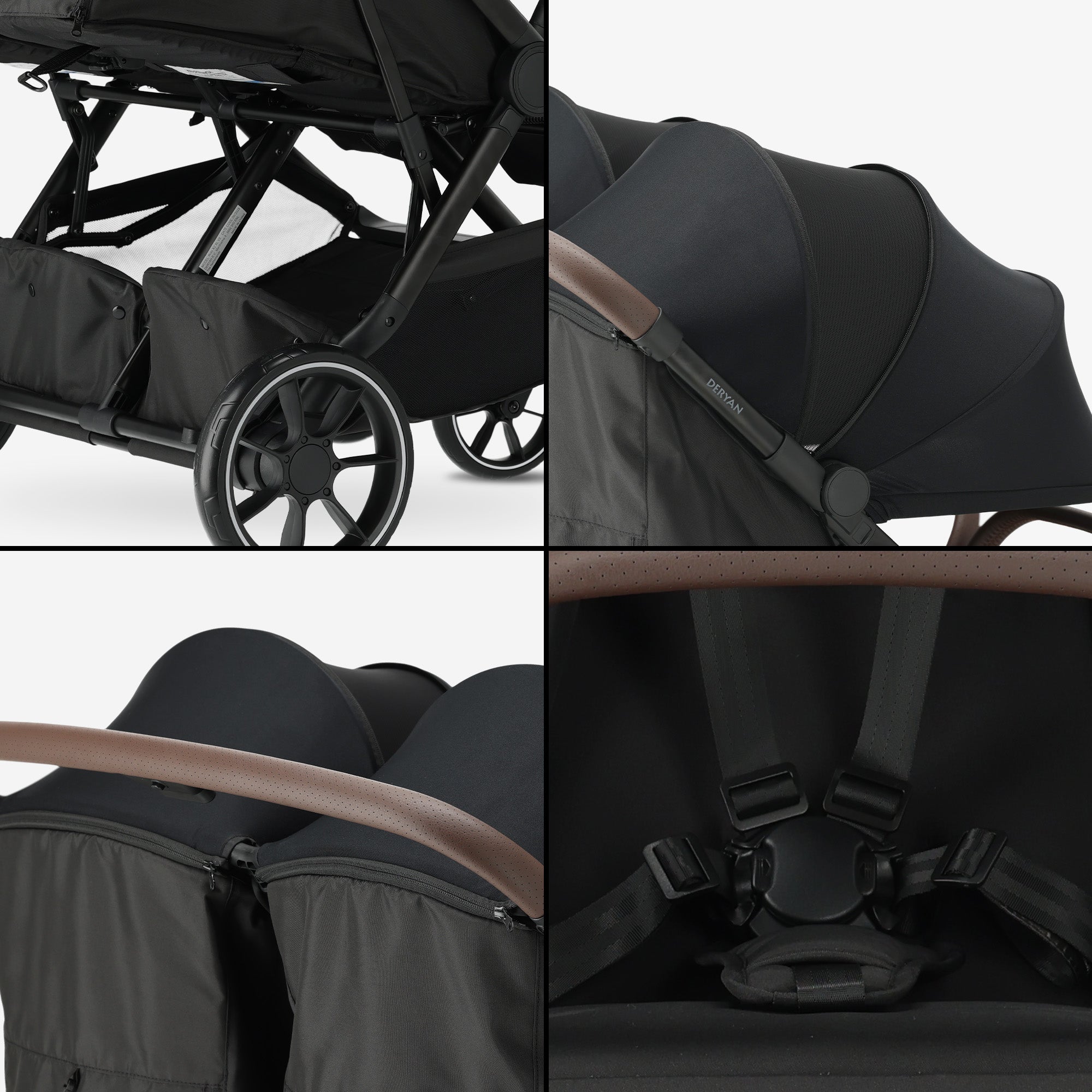 Rolo DuoBuggy X2 XL Zwart V2