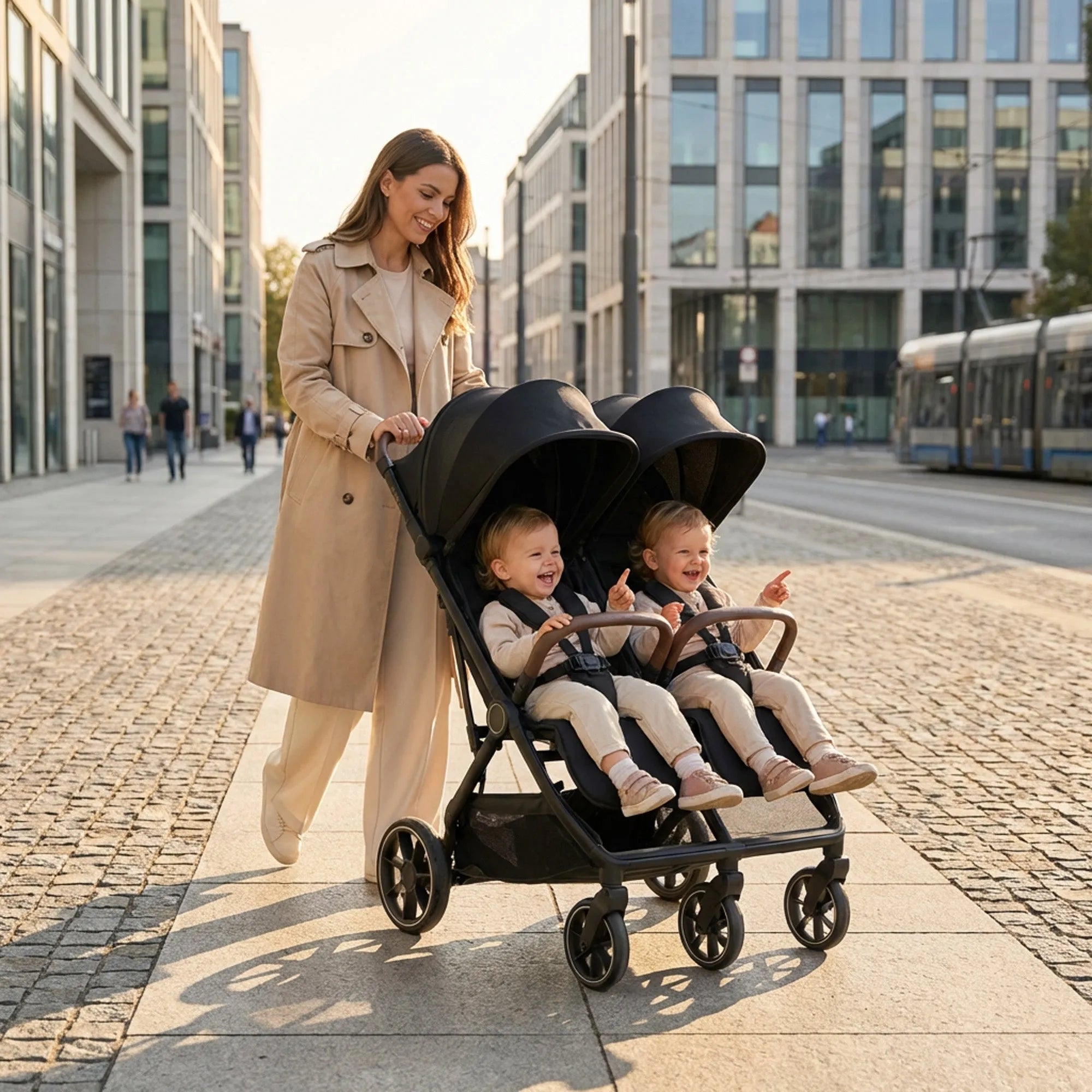 Rolo DuoBuggy X2 XL Zwart V2