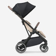 Rolo Buggy XL Nougat compact opvouwbare buggy met extra ruime zit