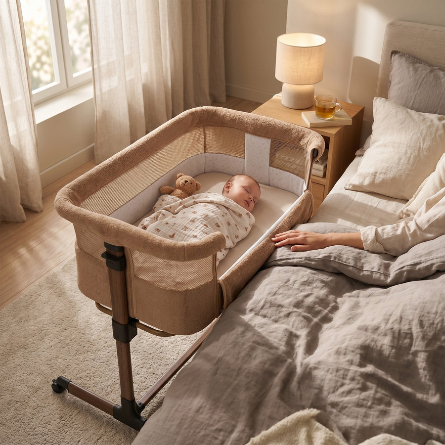 Co-Sleeper Snoozy Wieg - Teddy Brown