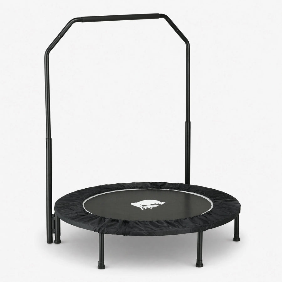 Opvouwbare Fitness Trampoline 100 cm met Handvat - Zwart