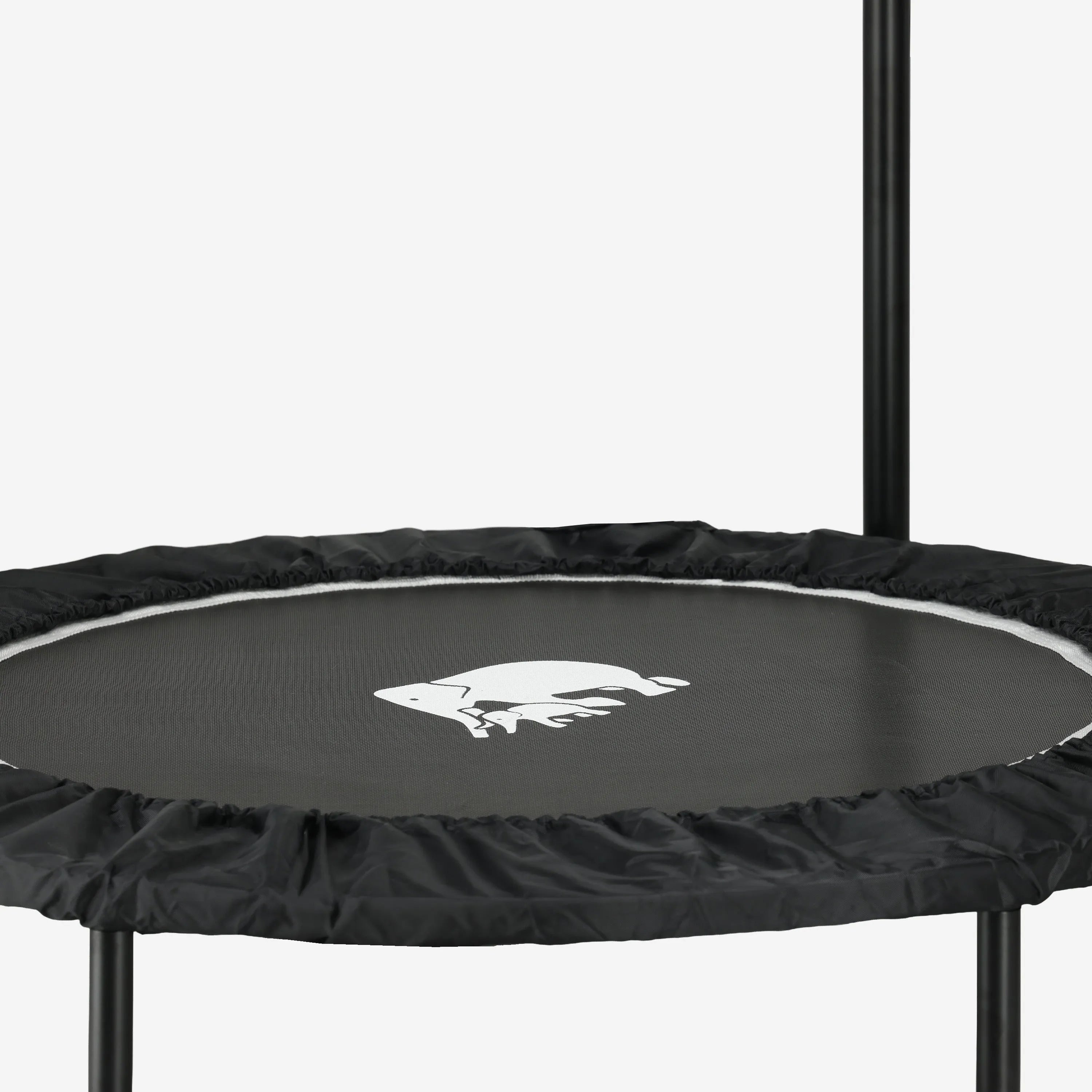 Opvouwbare Fitness Trampoline 100 cm met Handvat - Zwart
