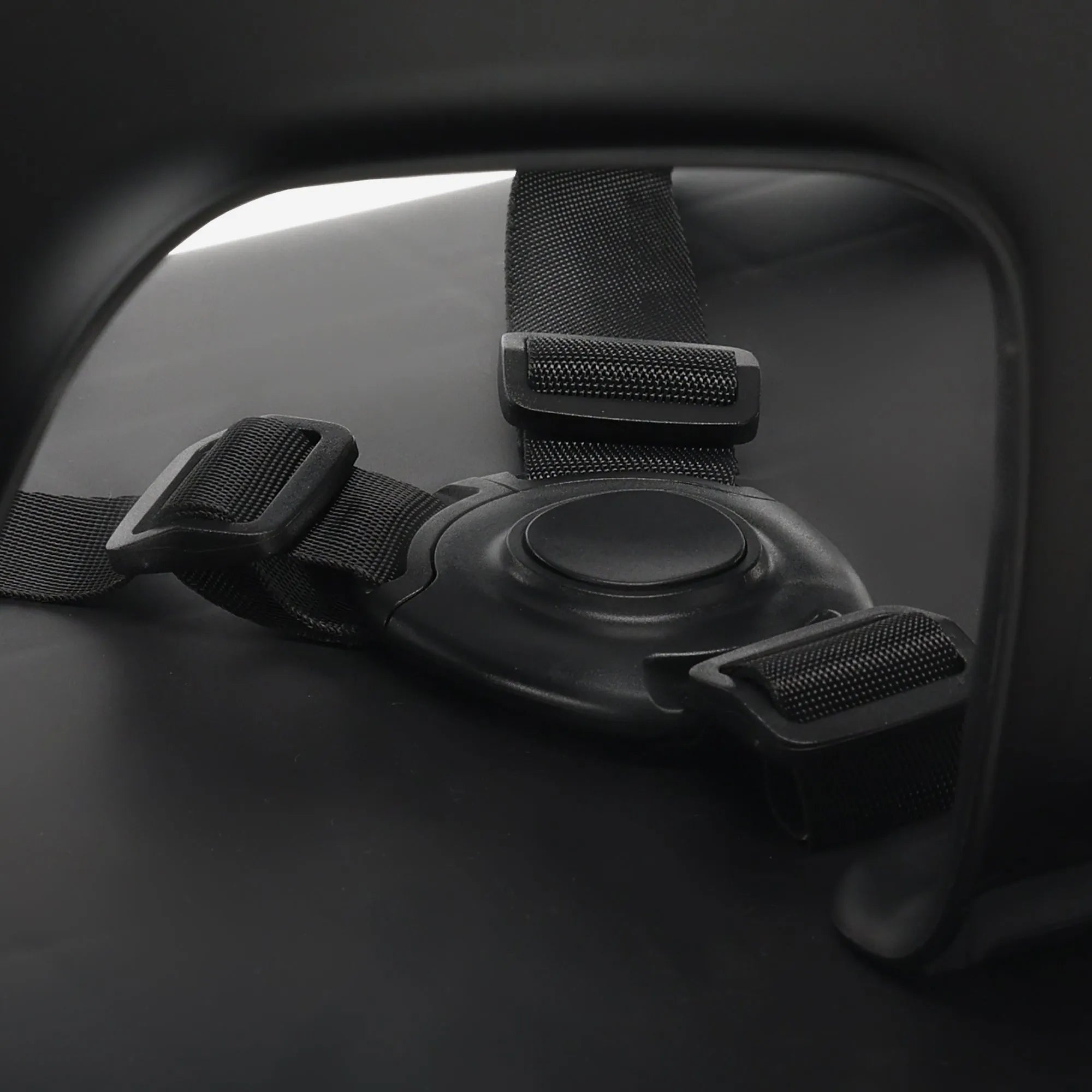 Deryan Luxe Kinderstoel met Bouncer - Zwart/Nougat