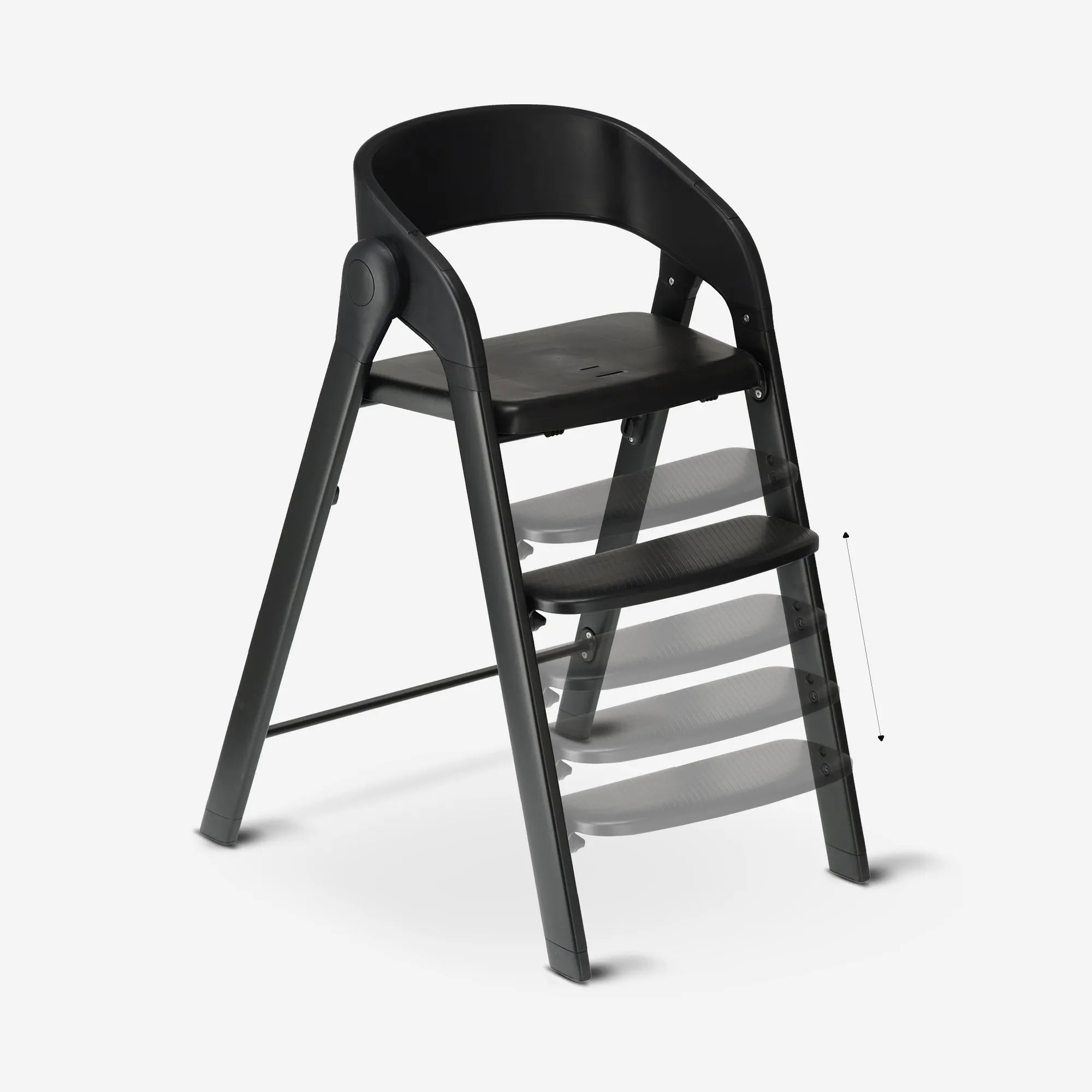 Deryan Luxe Kinderstoel met Bouncer - Zwart/Nougat