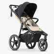 Bolt hardloop kinderwagen crème compact ontwerp bedoeld voor joggen met kind