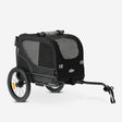 Hondenfietskar 2-in-1 opvouwbaar met aluminium frame reflectoren veiligheidsriem voor honden tot 20 kg e-bike compatibel