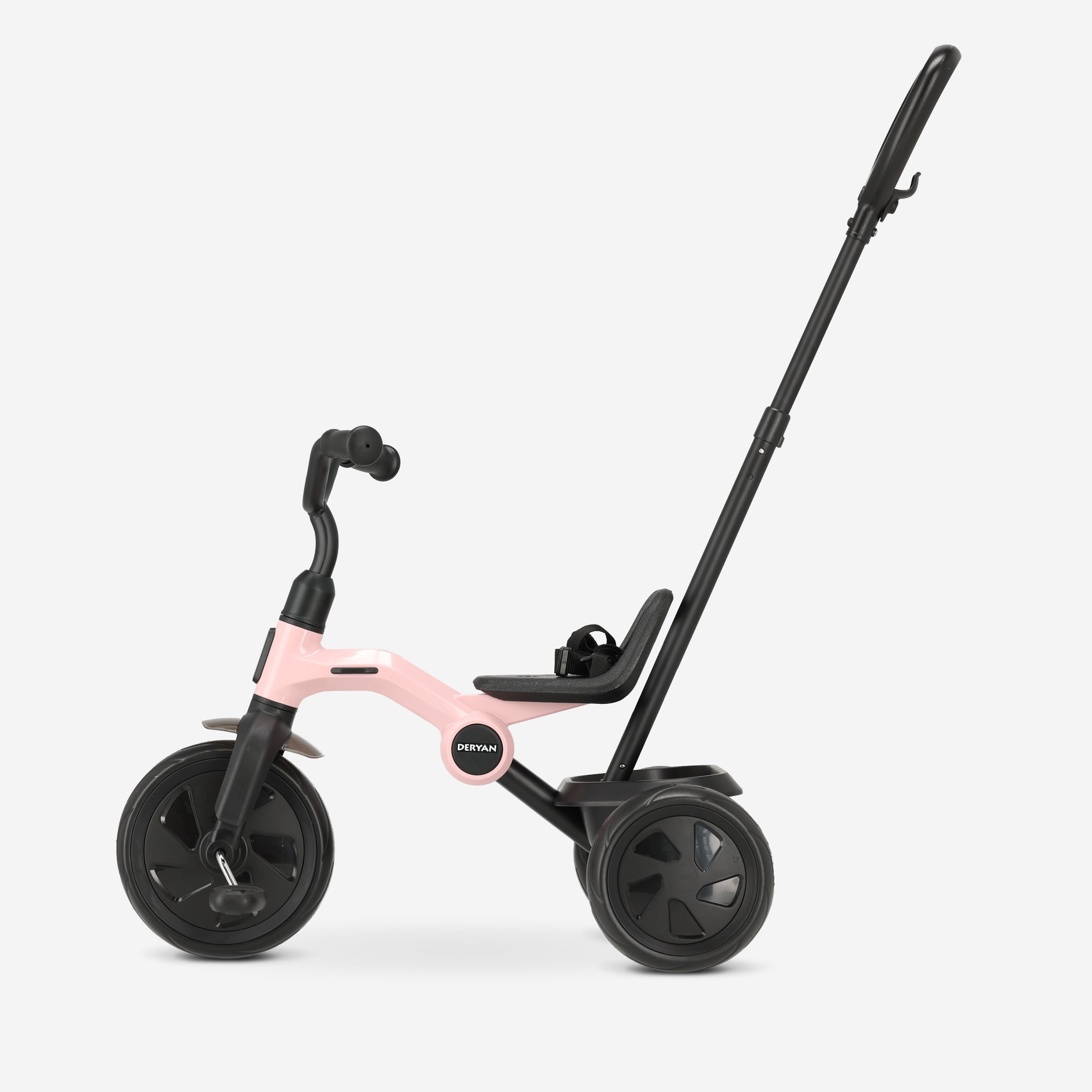 Drifter Driewieler met duwstang Roze