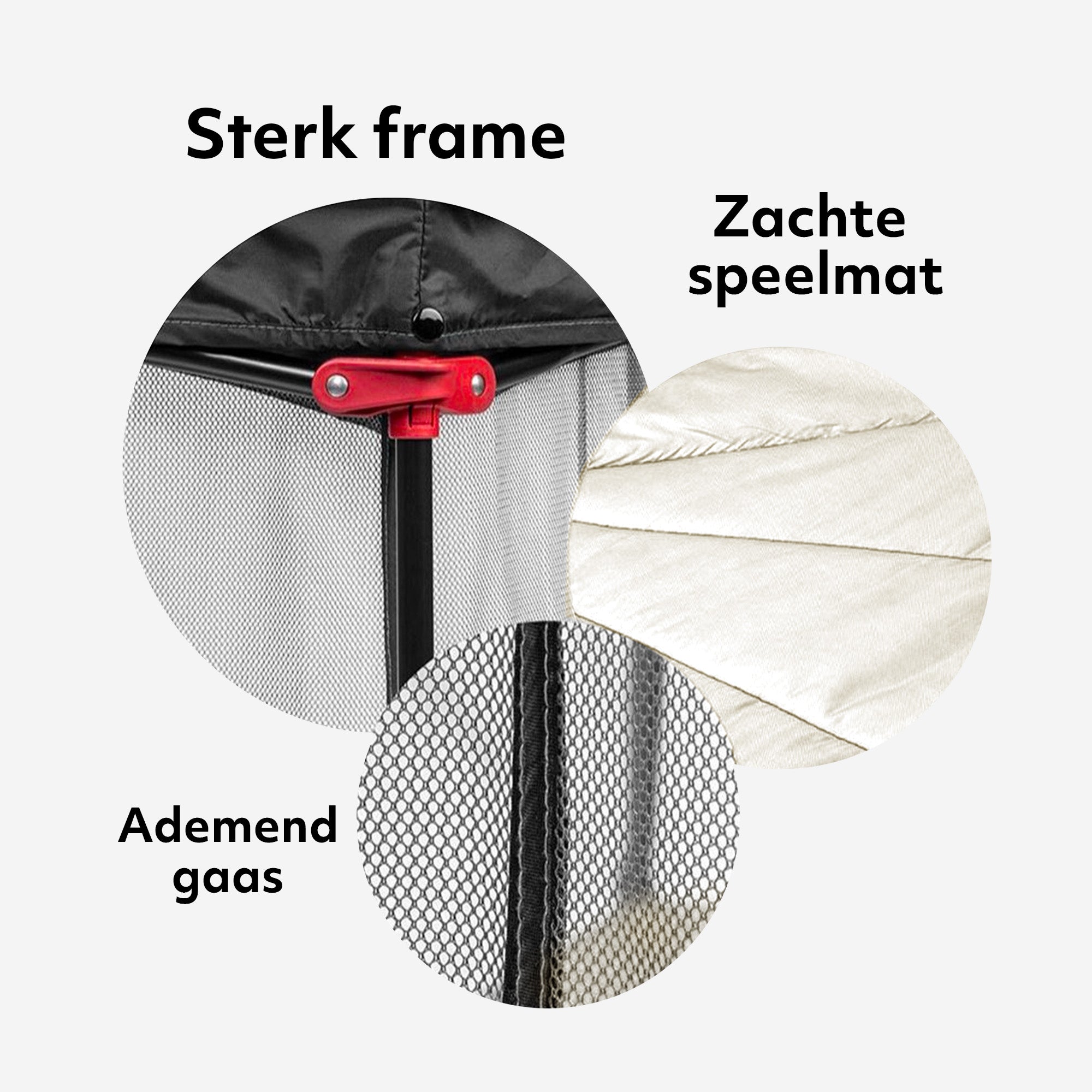 Grondbox - Kinderbox - Kruipbox voor Baby - Zwart