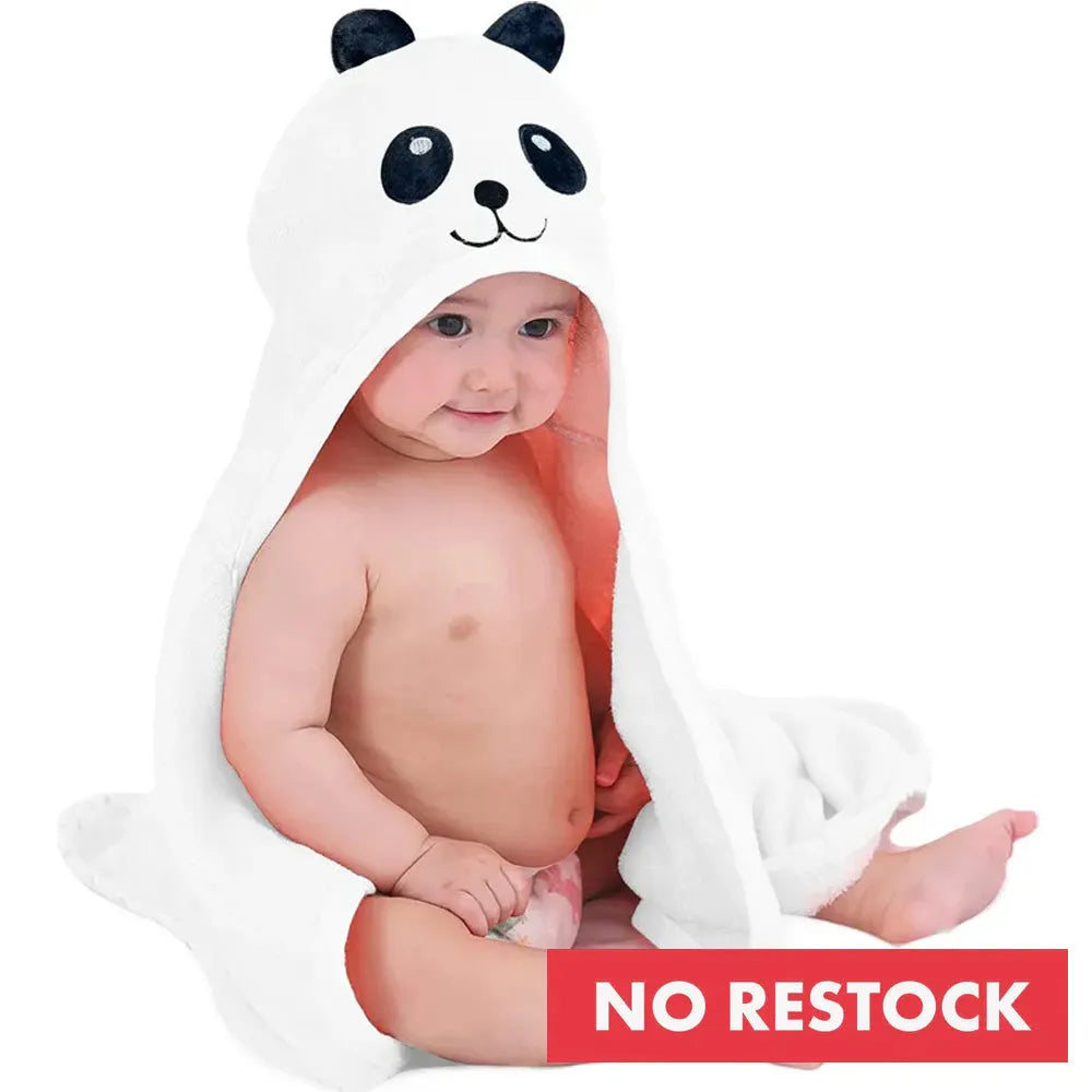 Beer multifunctionele baby fleece deken 75x100 cm met capuchon zachte warme dierencape