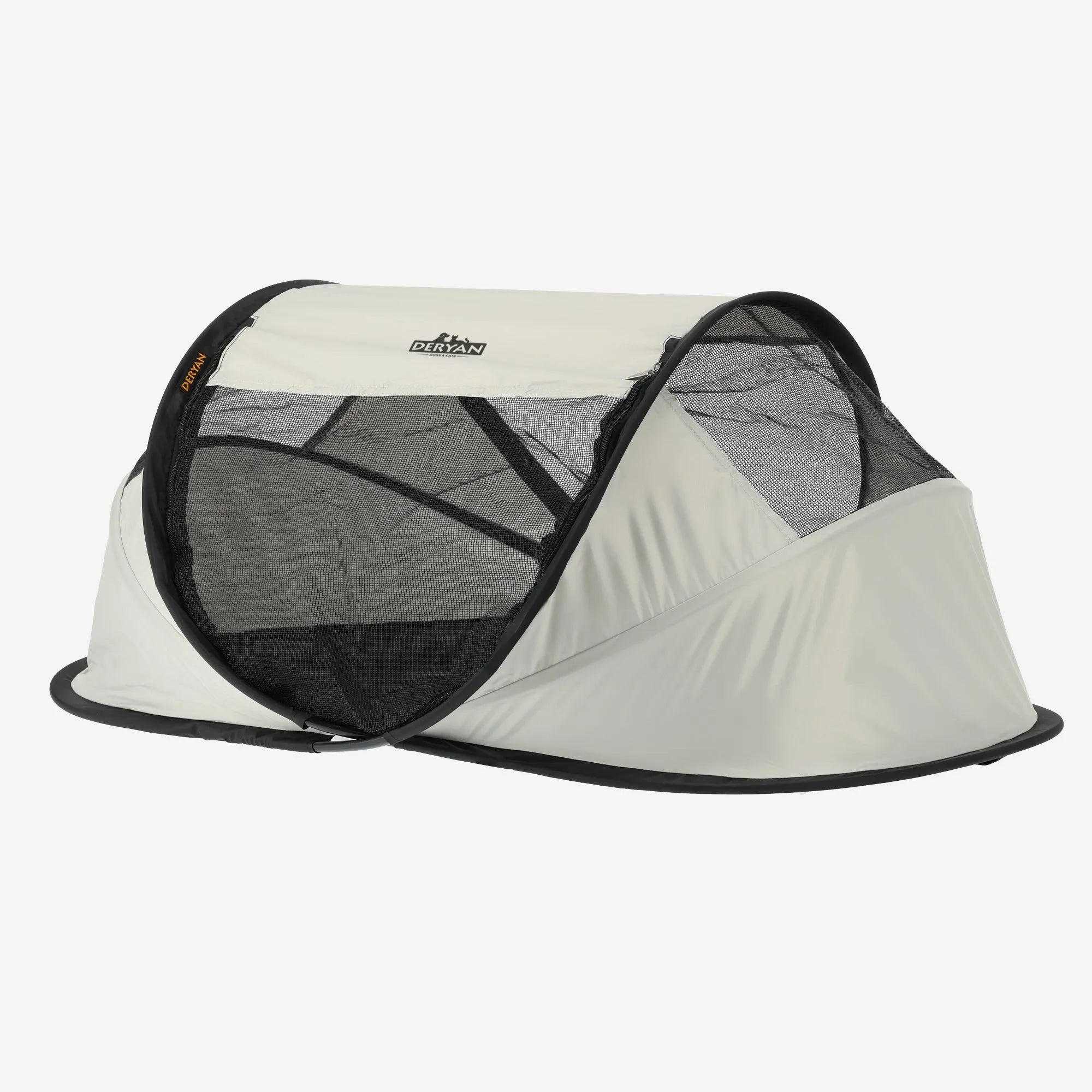 Deryan Dogs & Cats - Luxe Pop-Up Pet Travel-Cot - Hondenren - Pop-up systeem - Opvouwbare bench - Extra dik gaas - Medium