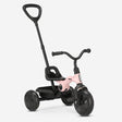 Deryan Drifter roze opvouwbare driewieler met duwstang lichtgewicht compact formaat