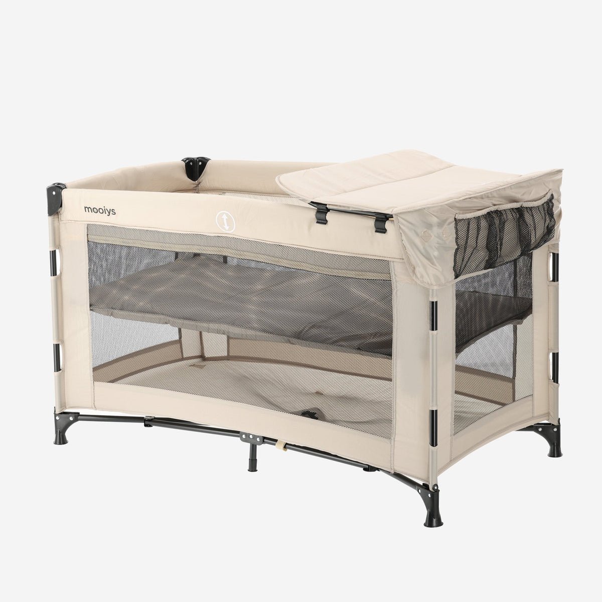 Mooiys Campingbed 120x60cm - Cream