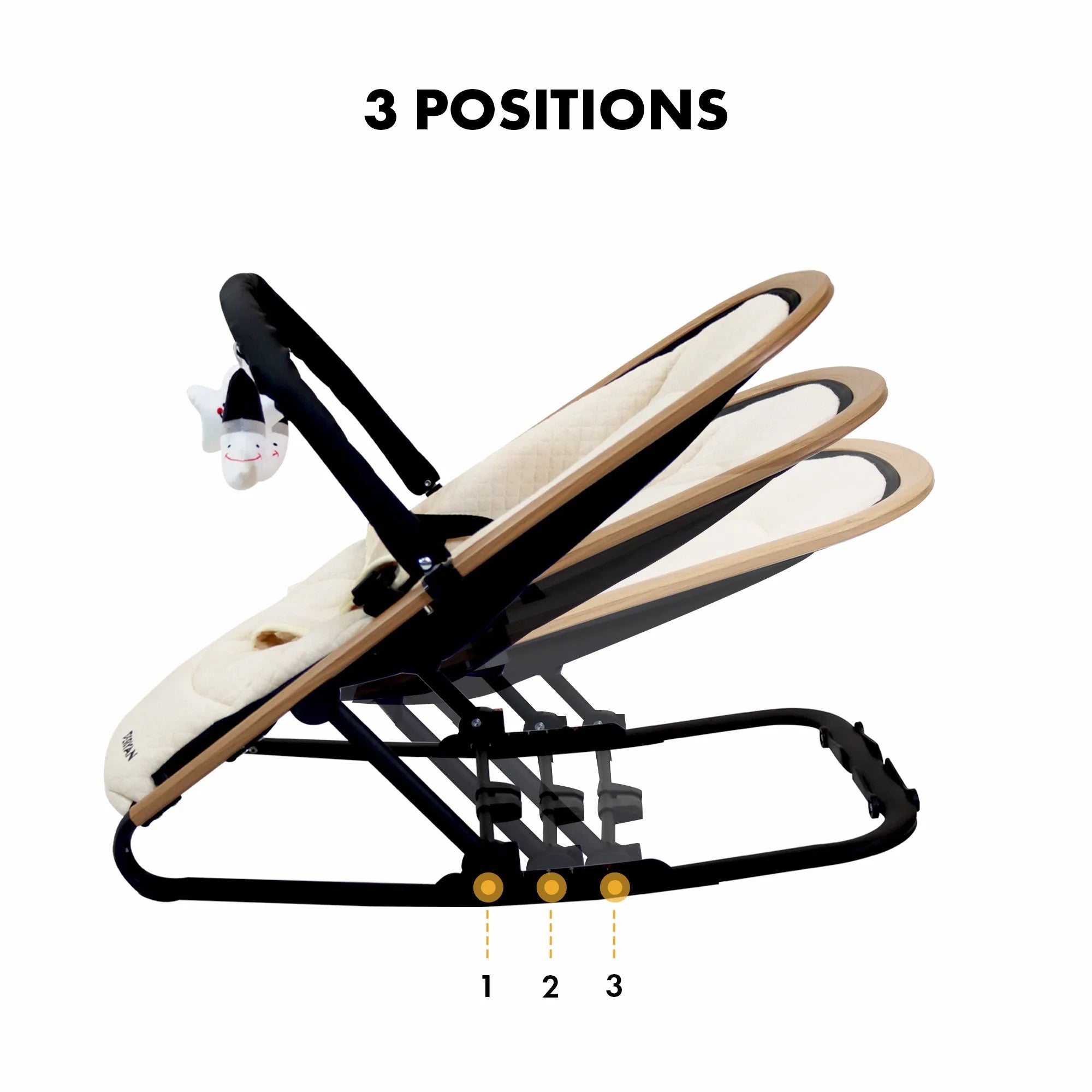 Wipstoel Rocker Creme