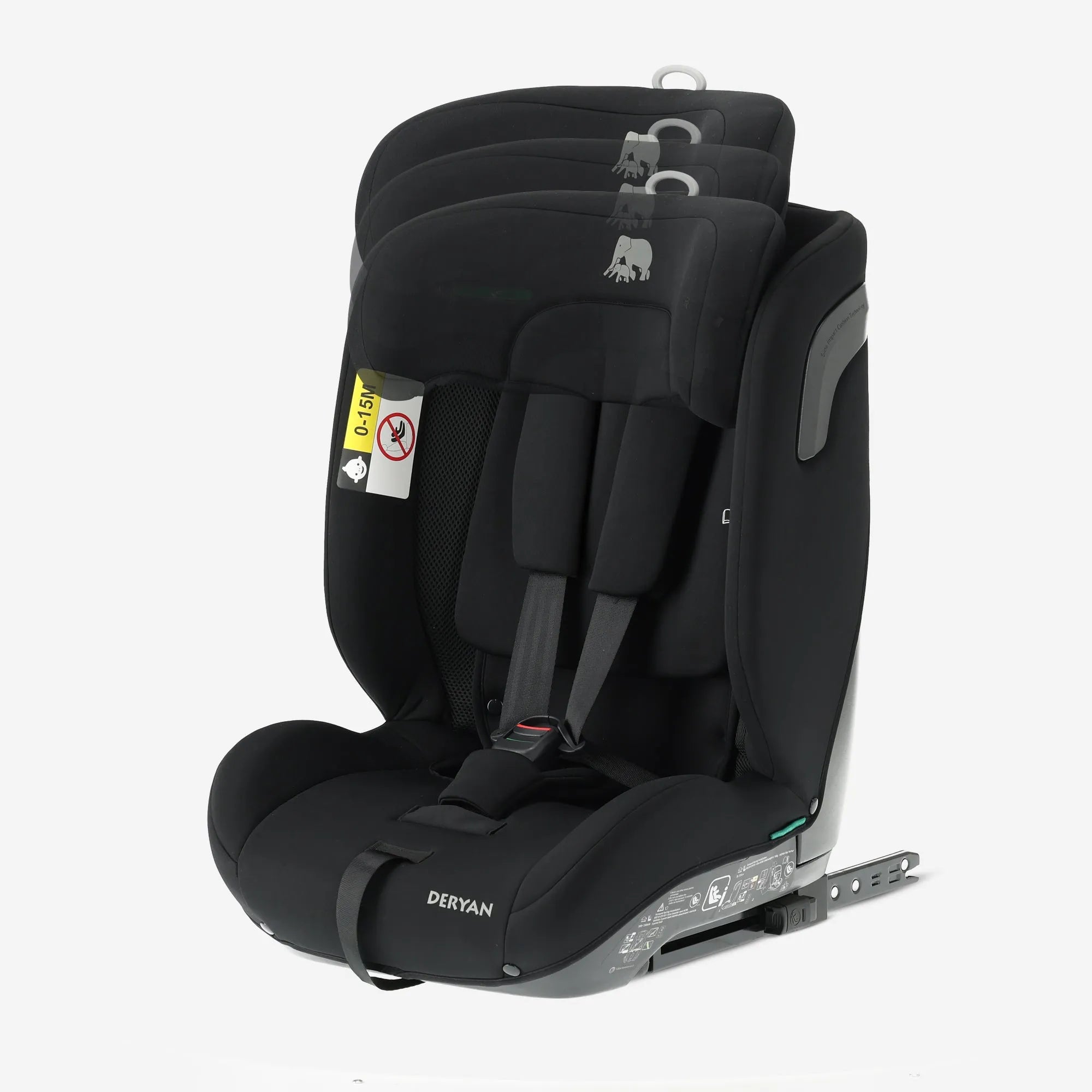 Carter Luxe i-Size/isofix Autostoel 76-150 cm - 9-36 kg - Diepe zitting - Afstelbare hoofdsteun - Veiligheidssystemen - Eenvoudig te reinigen - Groep 1/2/3