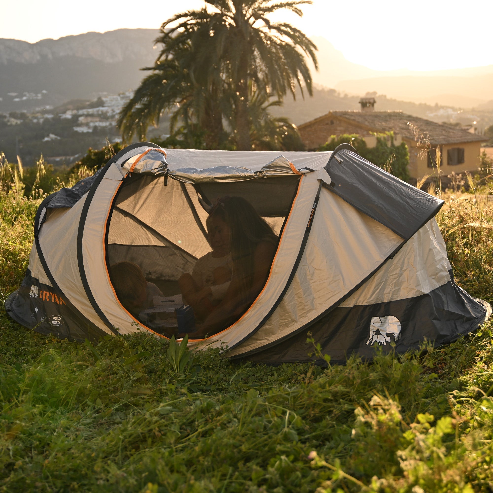 Pop Up Tent Cocoon - 2000MM waterkolom - Cream