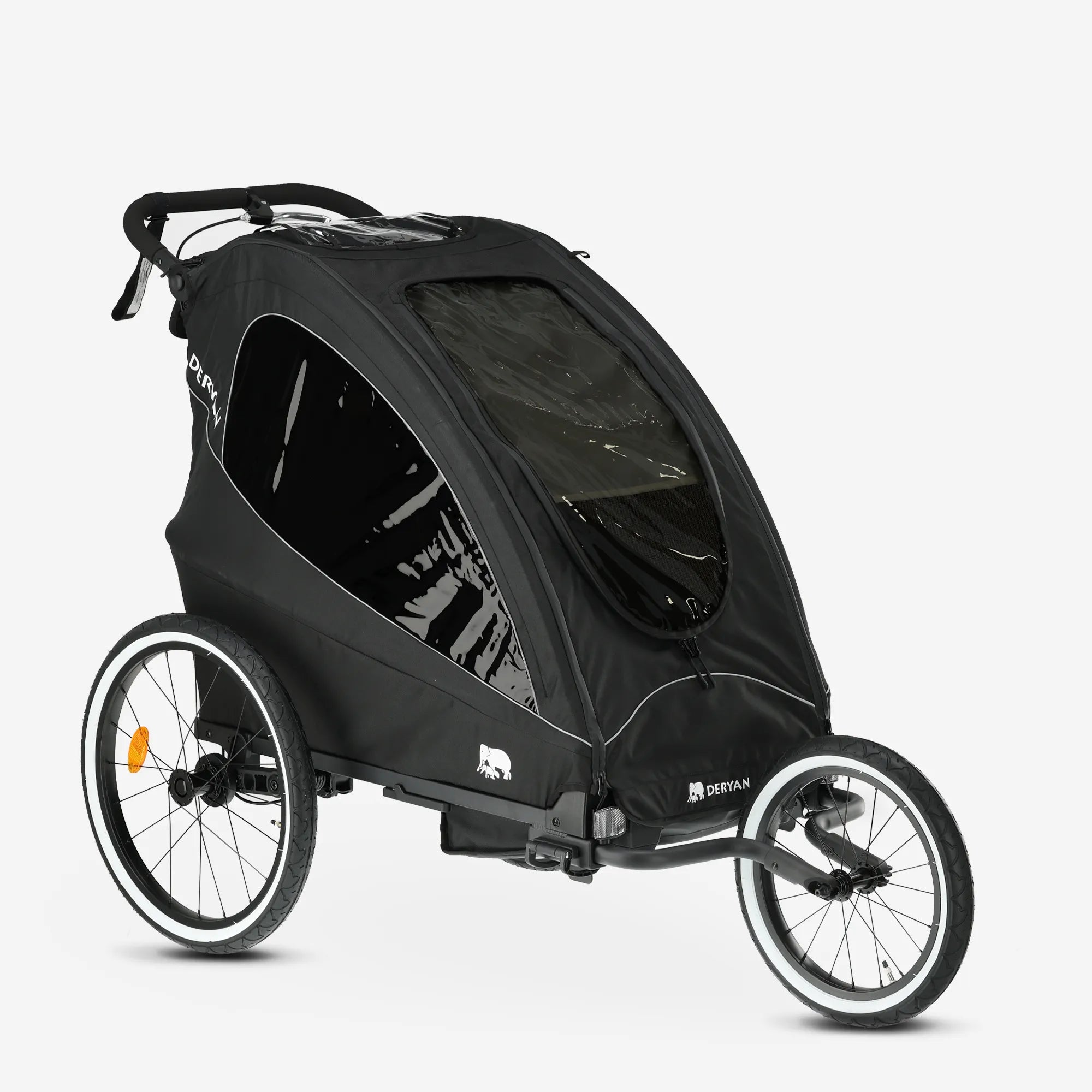 Luxe Fietskar - fietskar en wandelwagen en hardloopkinderwagen - 1 persoons