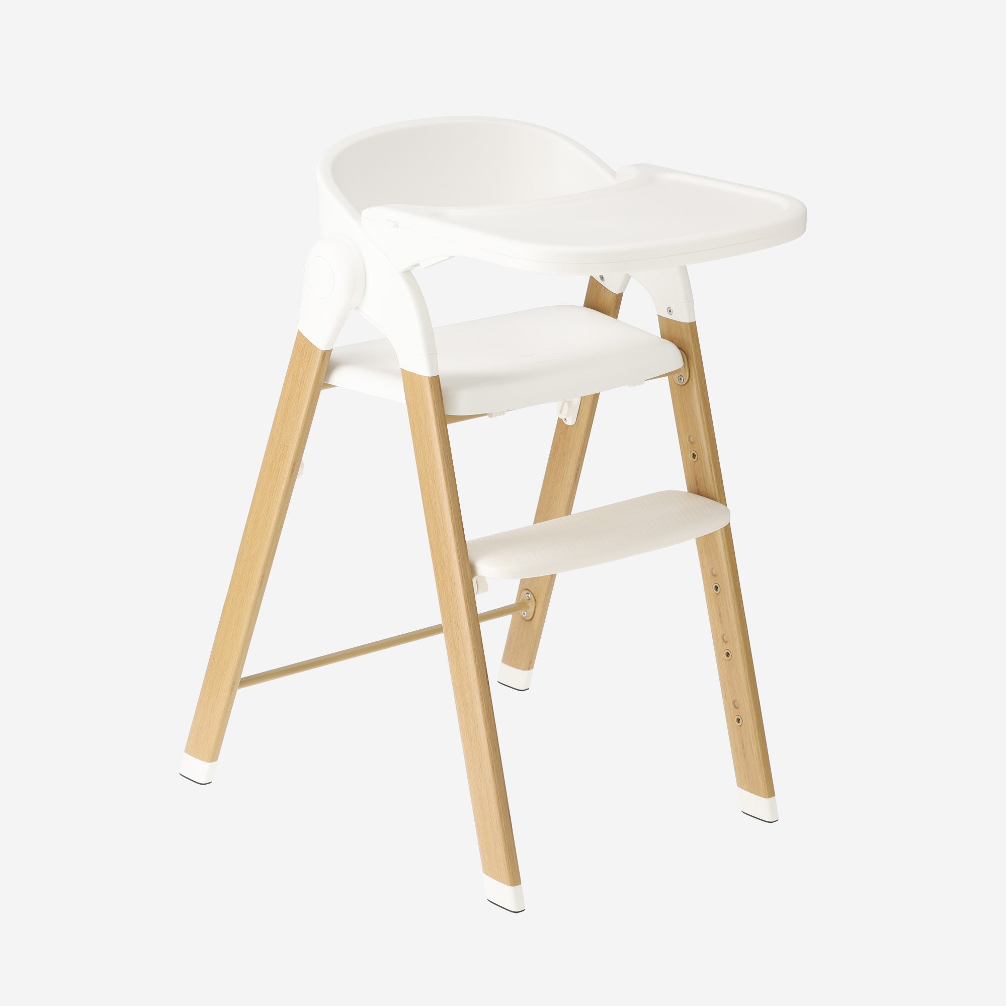 Luxe Kinderstoel Wit / Hout