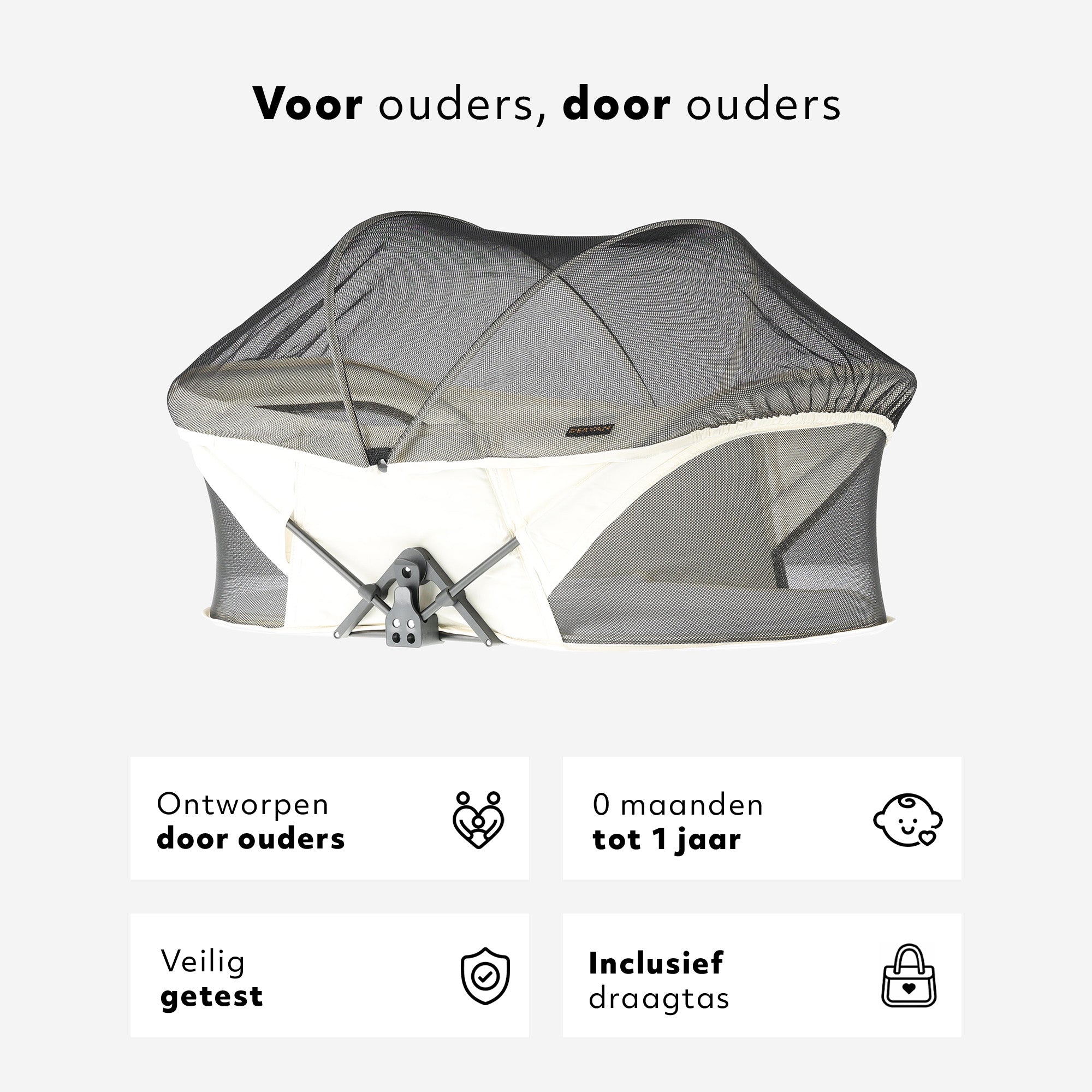 Infant Deluxe BabyBox Campingbedje - Cream