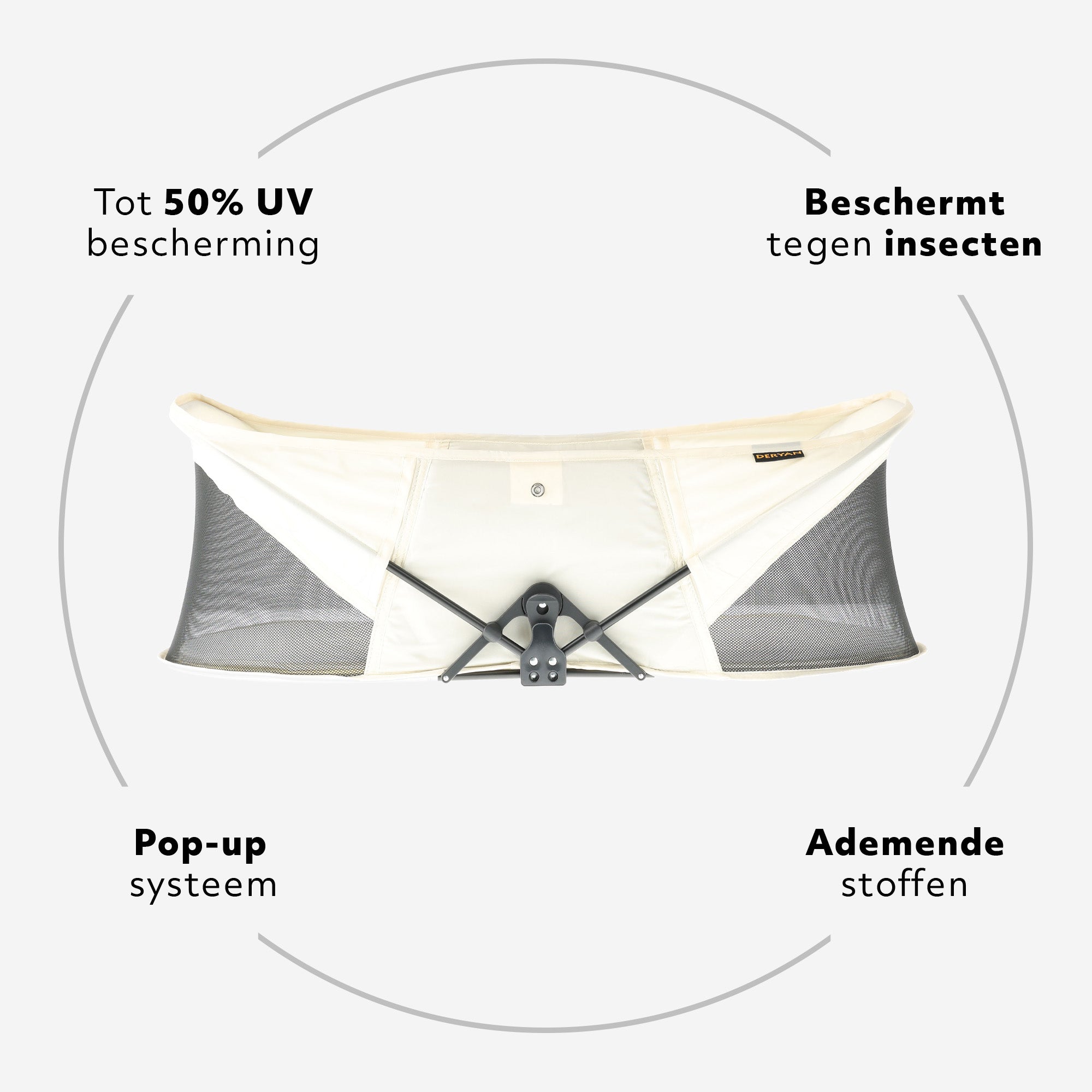 Infant Deluxe BabyBox Campingbedje - Cream