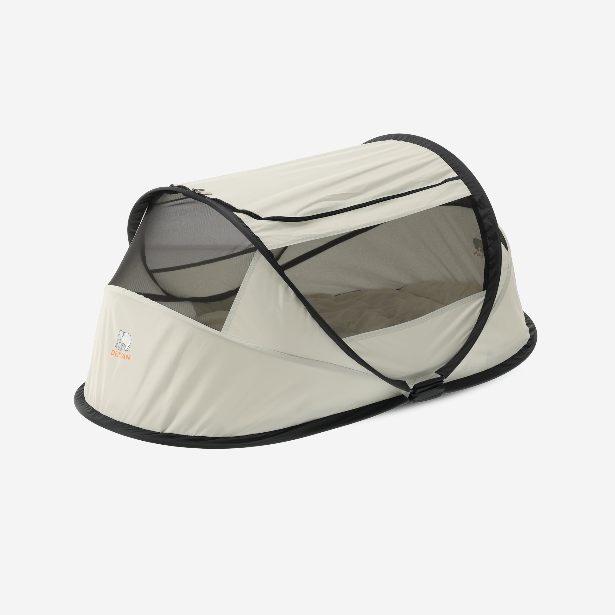 BabyBox baby tentje Campingbedje + katoenen dekje - Ivory