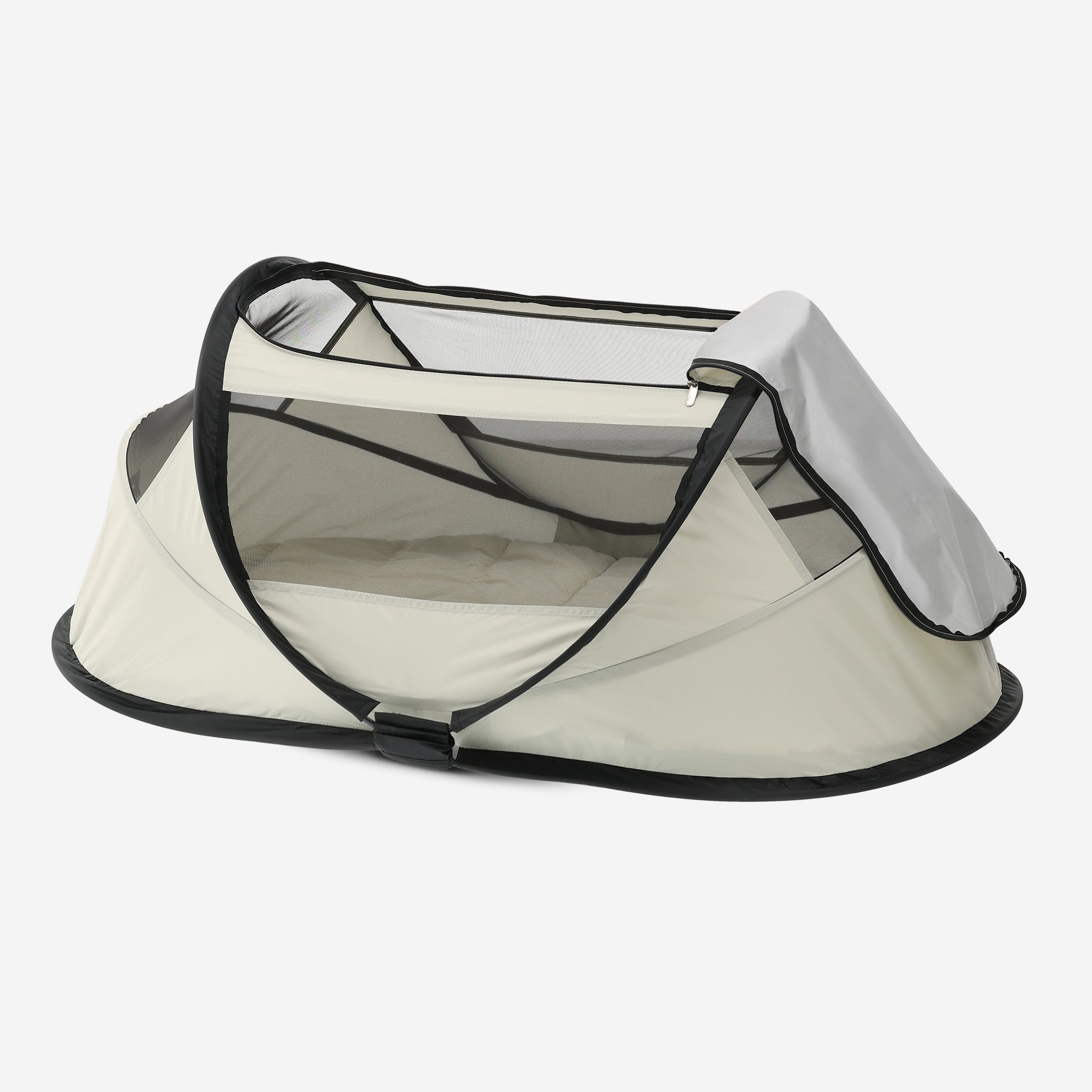 BabyBox baby tentje Campingbedje + katoenen dekje - Ivory