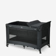 Luxe campingbed Zwart inclusief transporttas verschoonblad en bodemverhoger