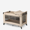 Luxe Campingbed Inclusief transporttas - Inclusief verschoonblad -Inclusief bodemverhoger Nougat