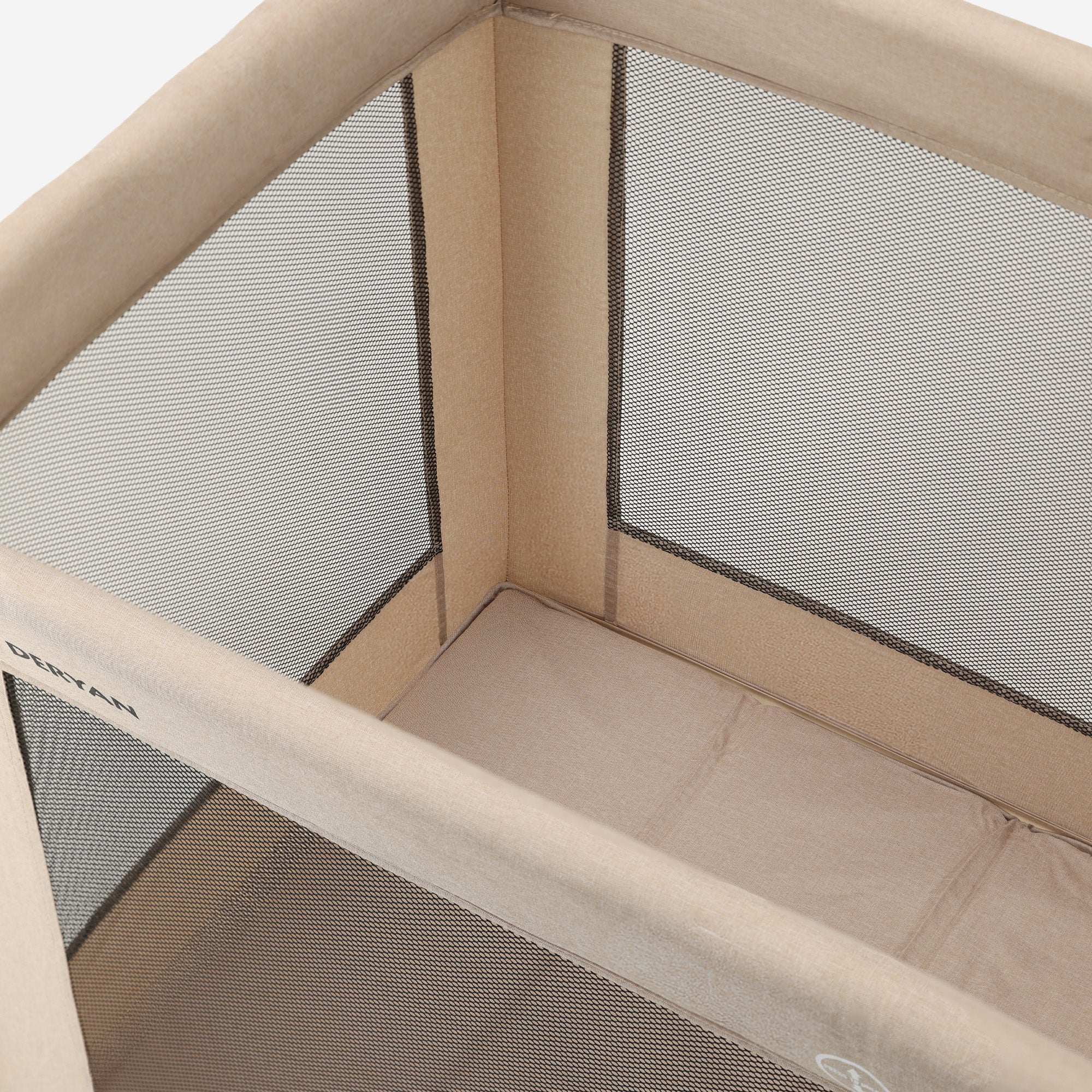 Luxe Campingbed Inclusief transporttas - Inclusief verschoonblad -Inclusief bodemverhoger Nougat