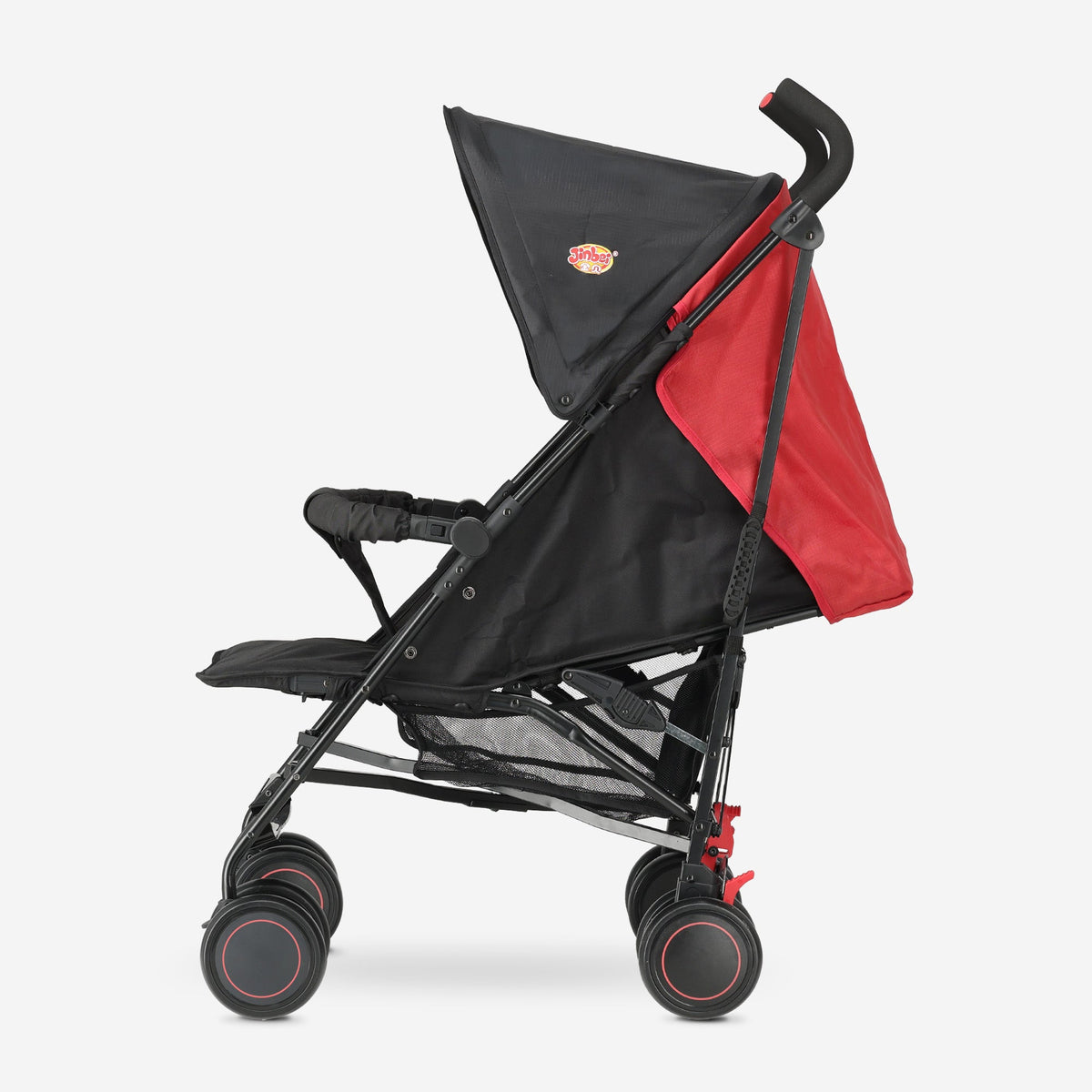 Paraplu Buggy - Verstelbare Buggy - Tot 15 kg - Grijs/Rood
