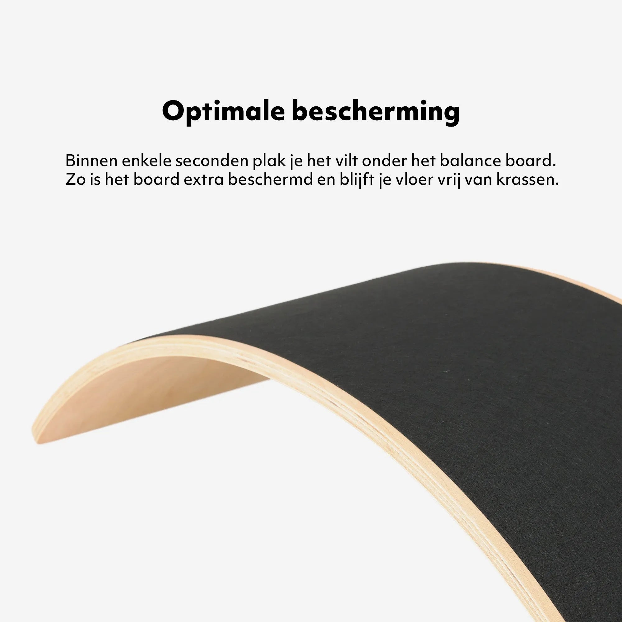 Balance Board Hout Vilt 80cm