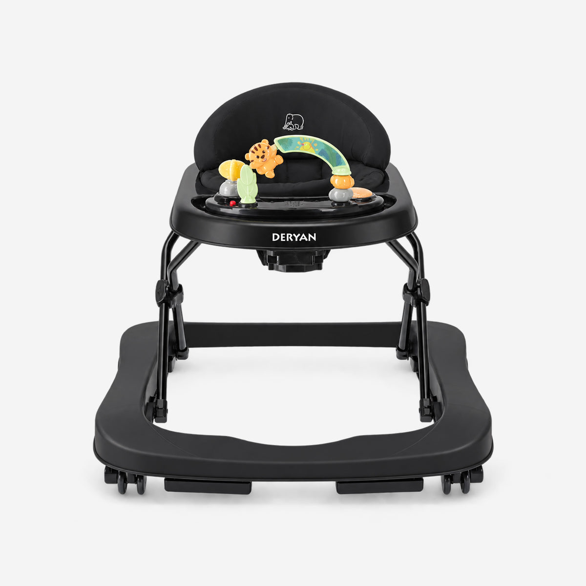 2-in-1 Loopstoel Zwart