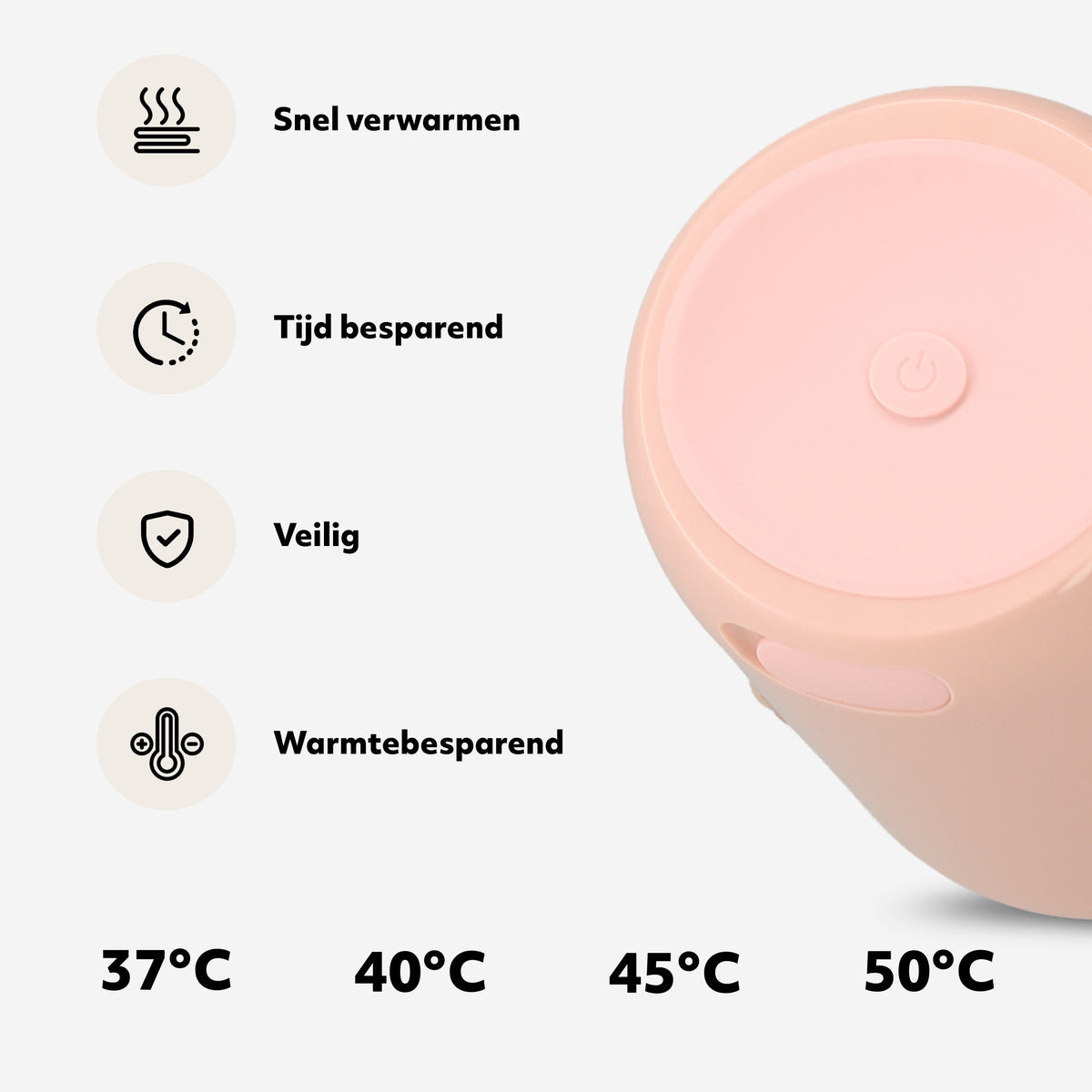 Bottle-In Flessenwarmer - Roze