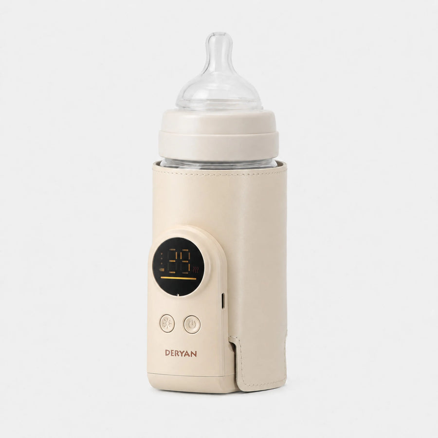 Draagbare Sleeve Flessenwarmer  - Cream