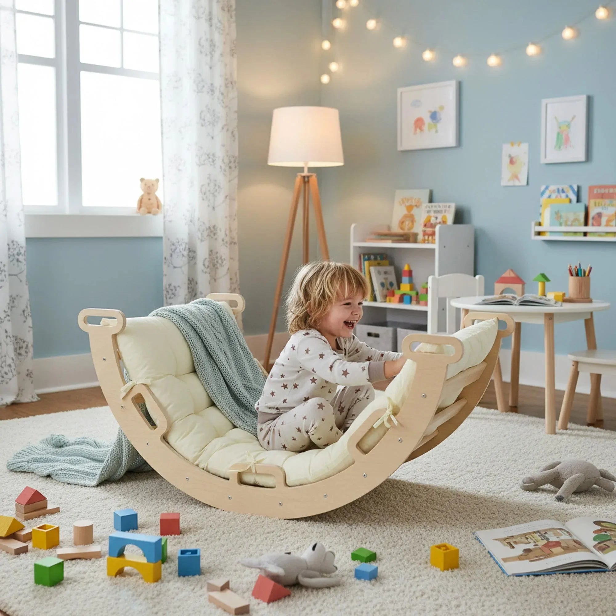 Luxe Houten Klimboog met Kussen