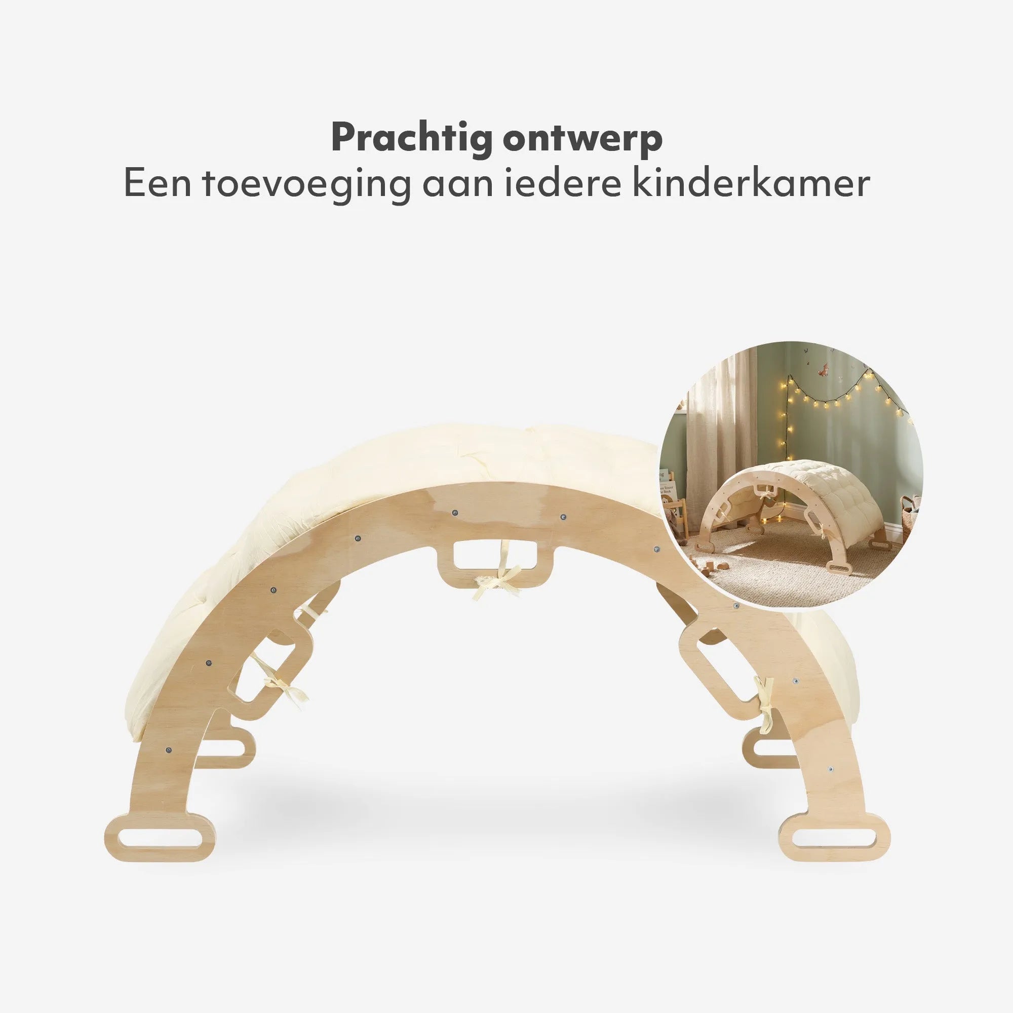 Luxe Houten Klimboog met Kussen