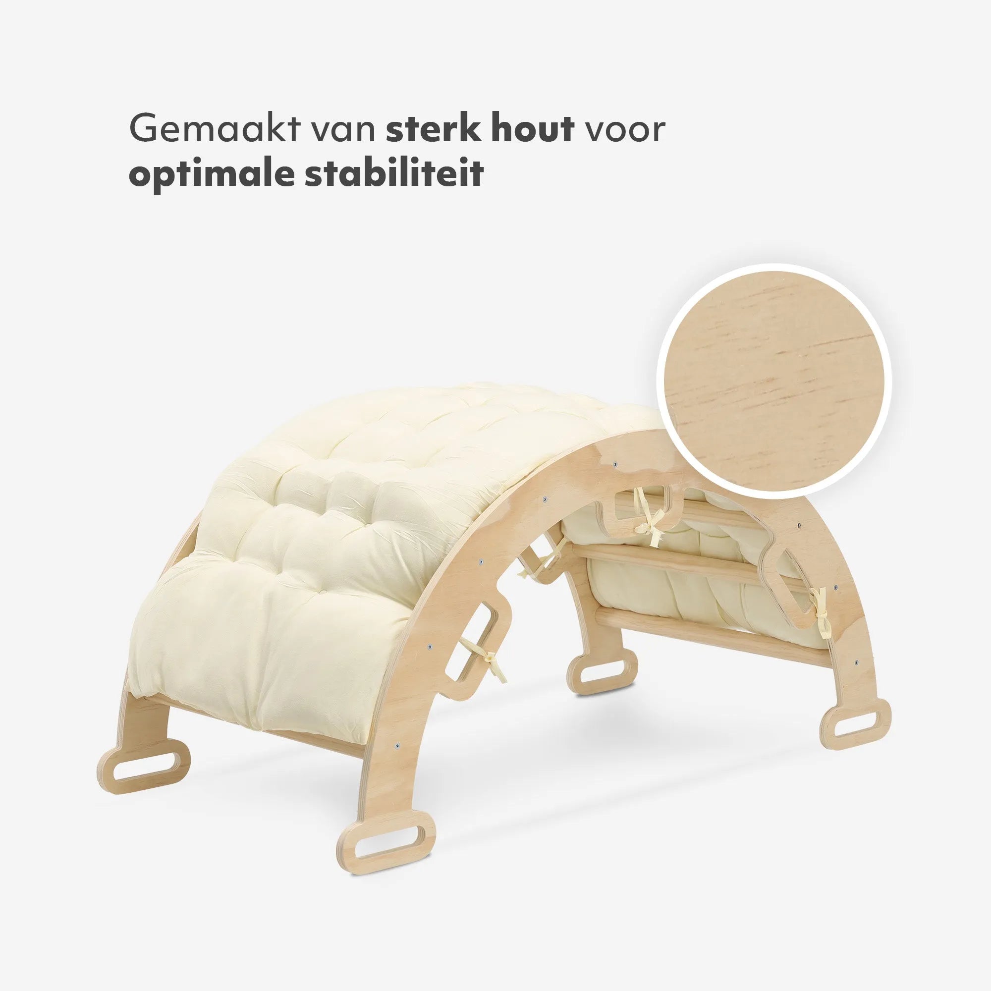 Luxe Houten Klimboog met Kussen