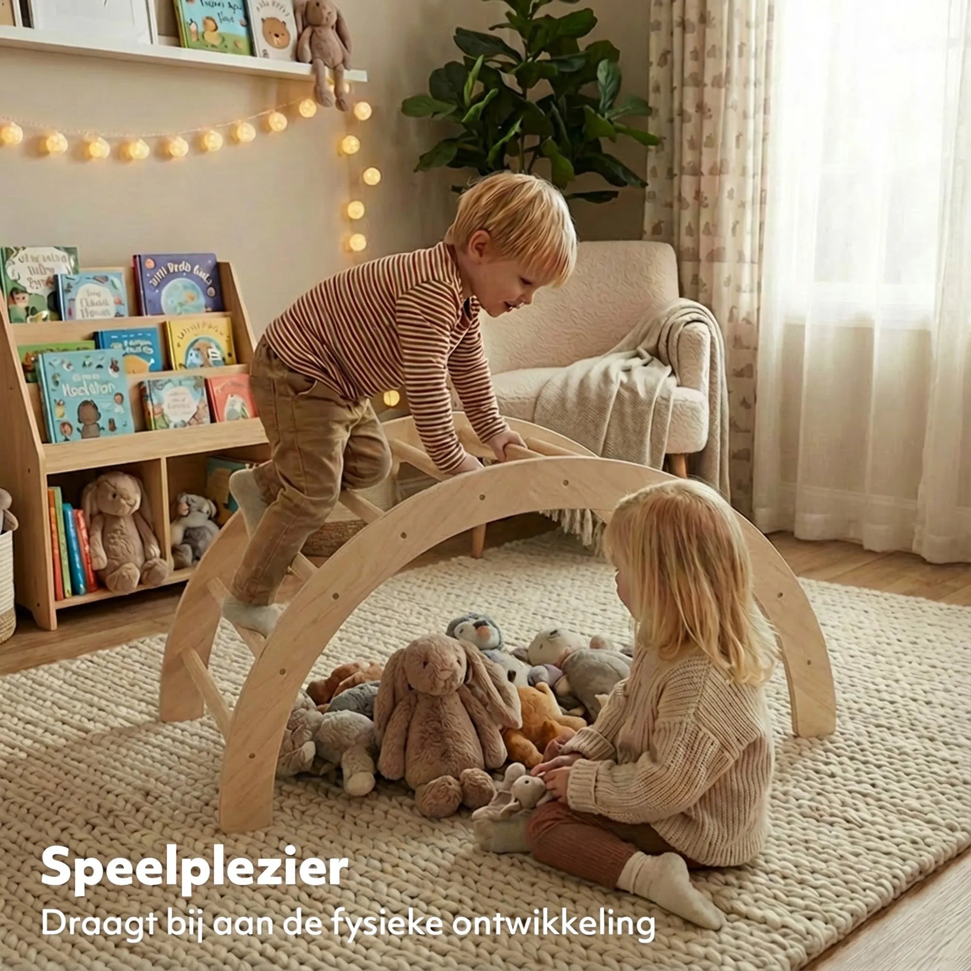 Luxe Houten Klimboog met Kussen