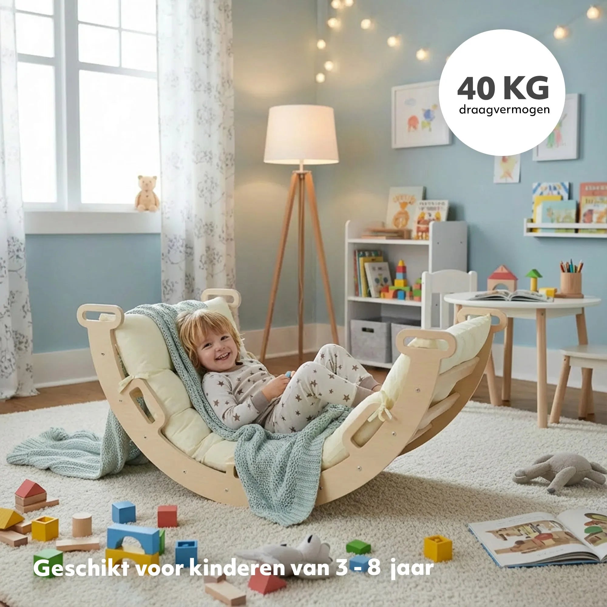 Luxe Houten Klimboog met Kussen