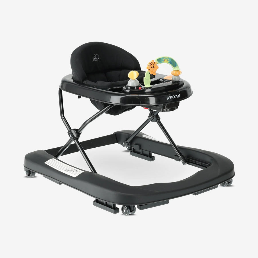 2-in-1 Loopstoel Zwart