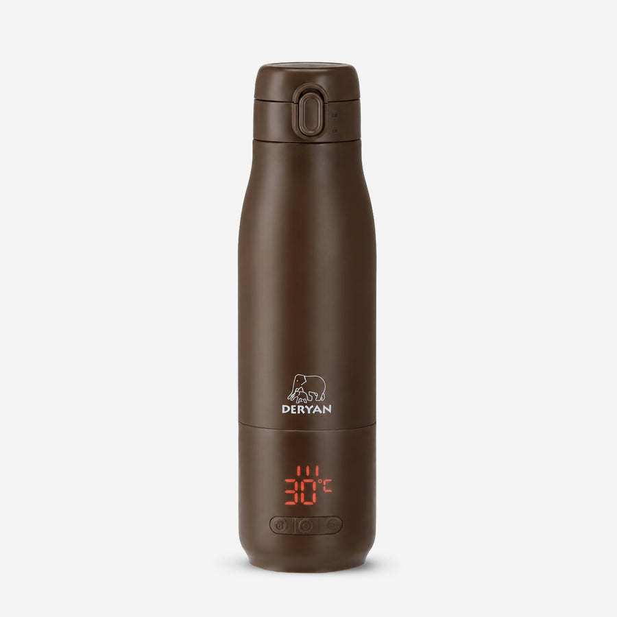 Draadloze Flessenwarmer 350 ml - Chocolate Brown