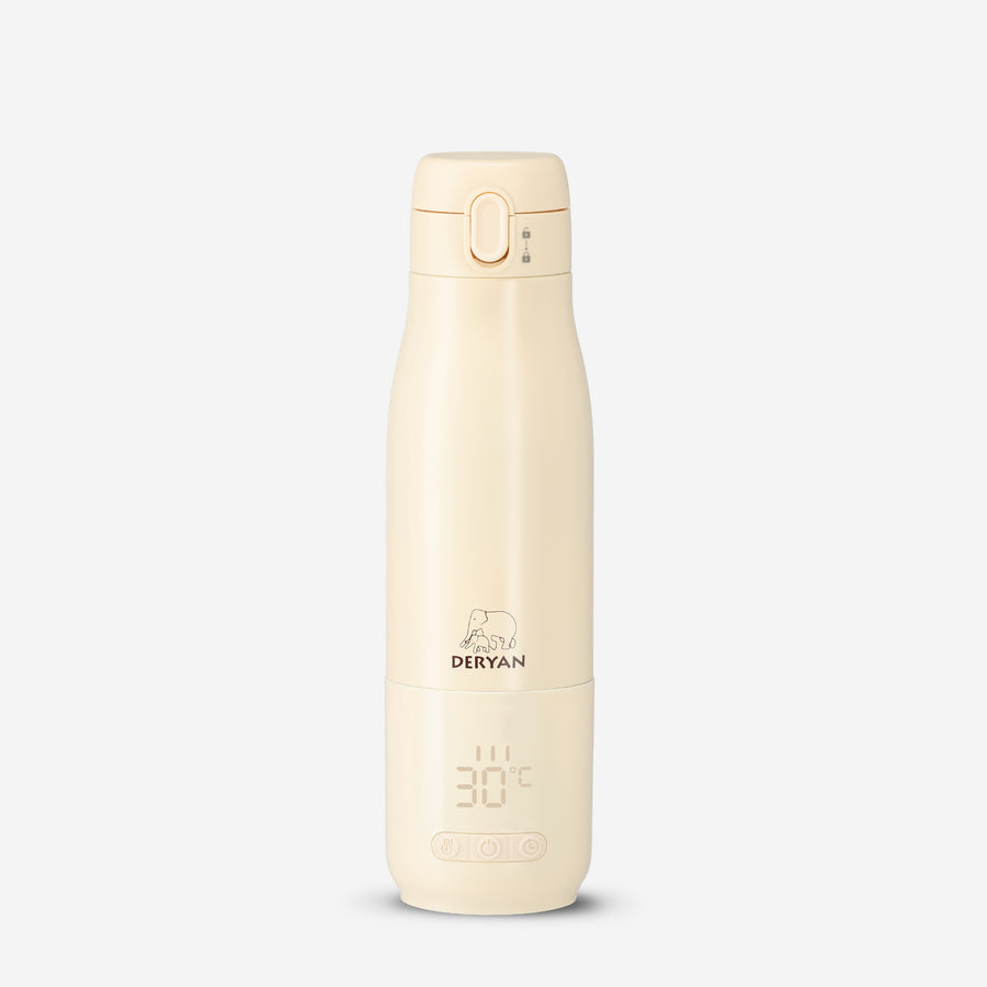 Draadloze Flessenwarmer 350 ml - Beige