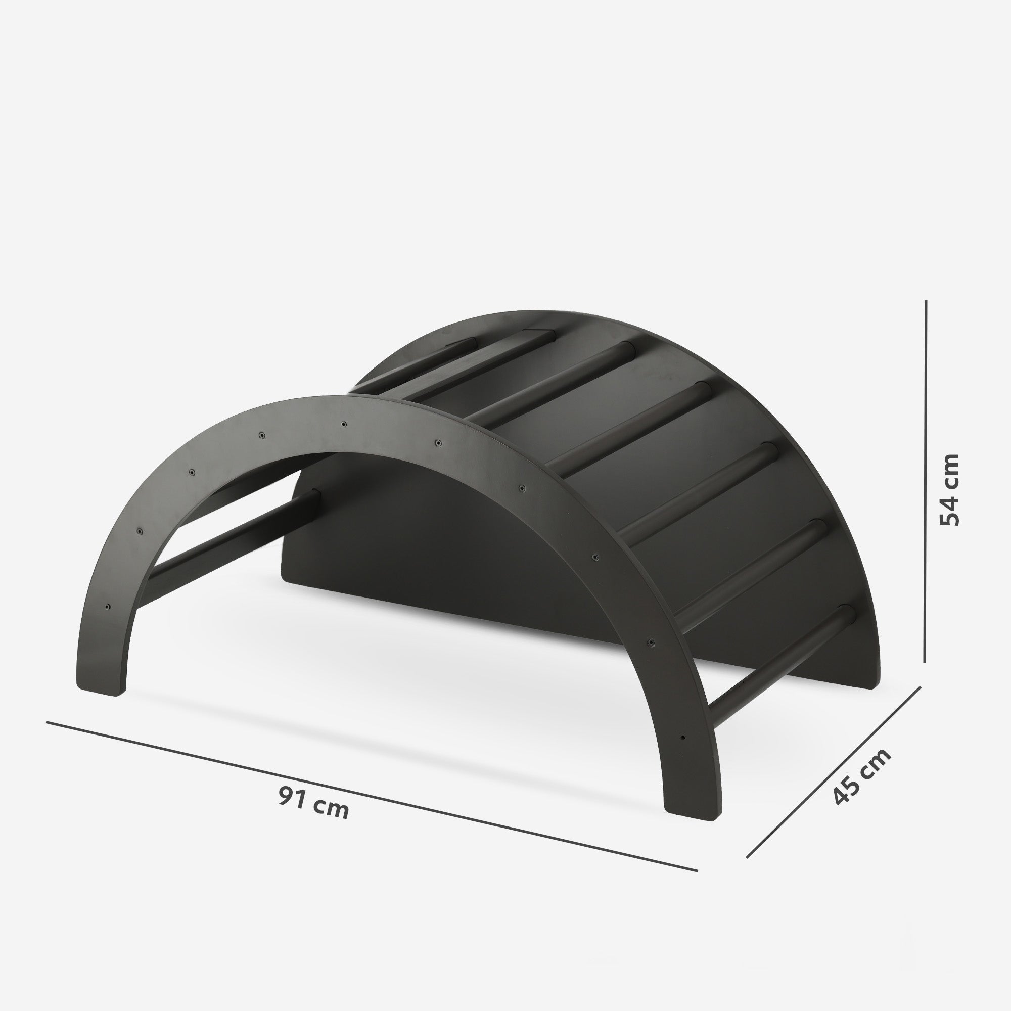 Multifunctionele Klimboog - 5 in 1 model - Speelboog - Klimrek - Speeltoestel - Inclusief Kussen - Tekentafel - zwart