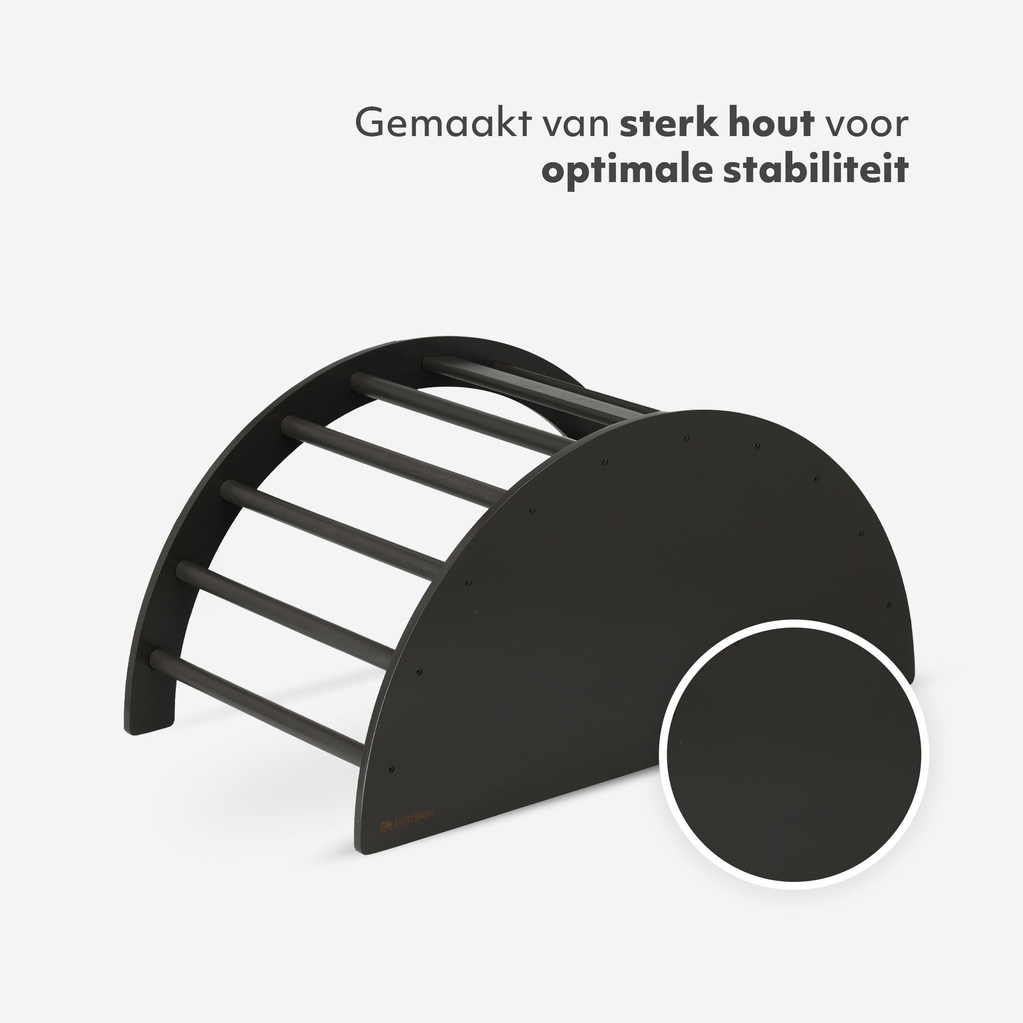 Multifunctionele Klimboog - 5 in 1 model - Speelboog - Klimrek - Speeltoestel - Inclusief Kussen - Tekentafel - zwart