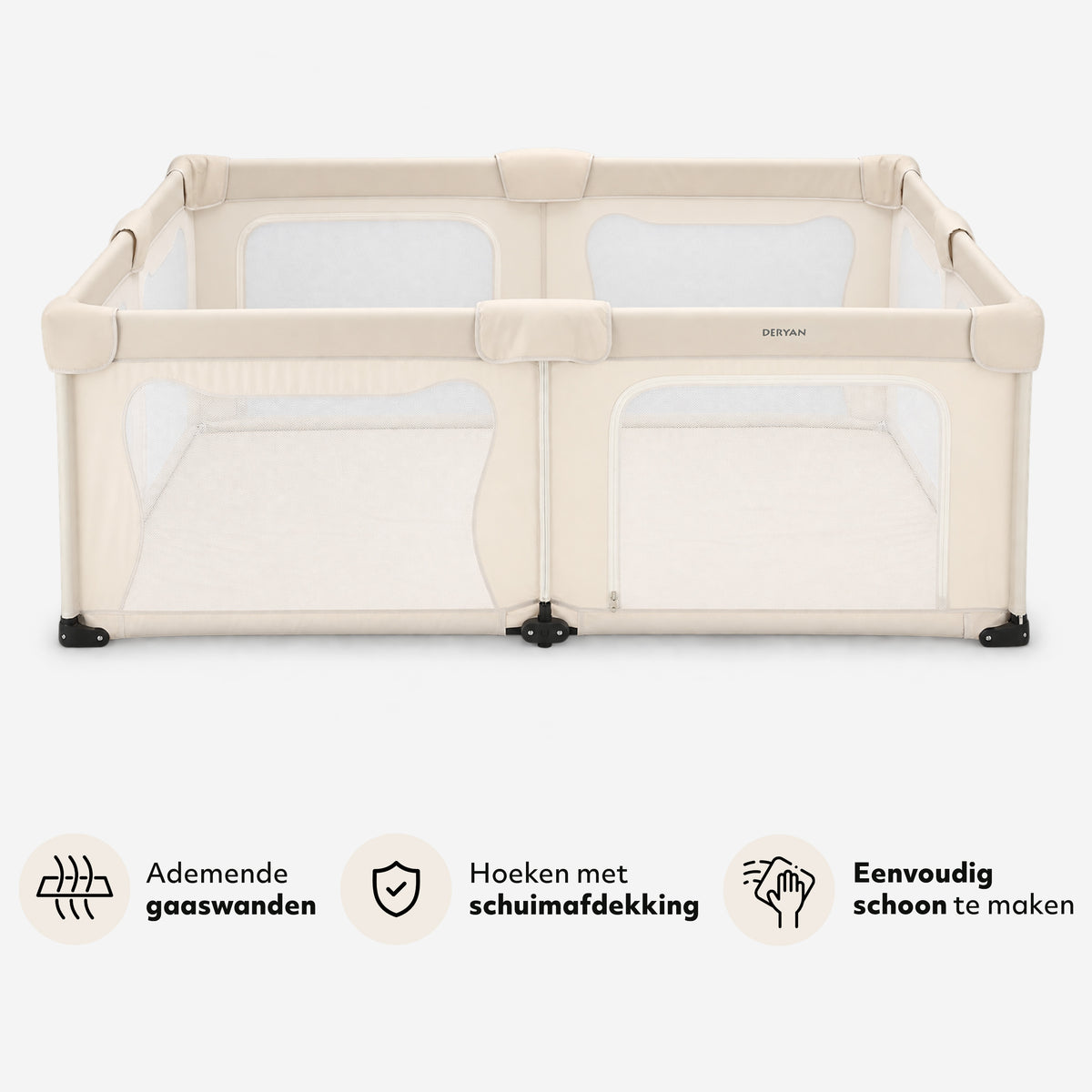 Opvouwbare Kinderbox XL - Cream