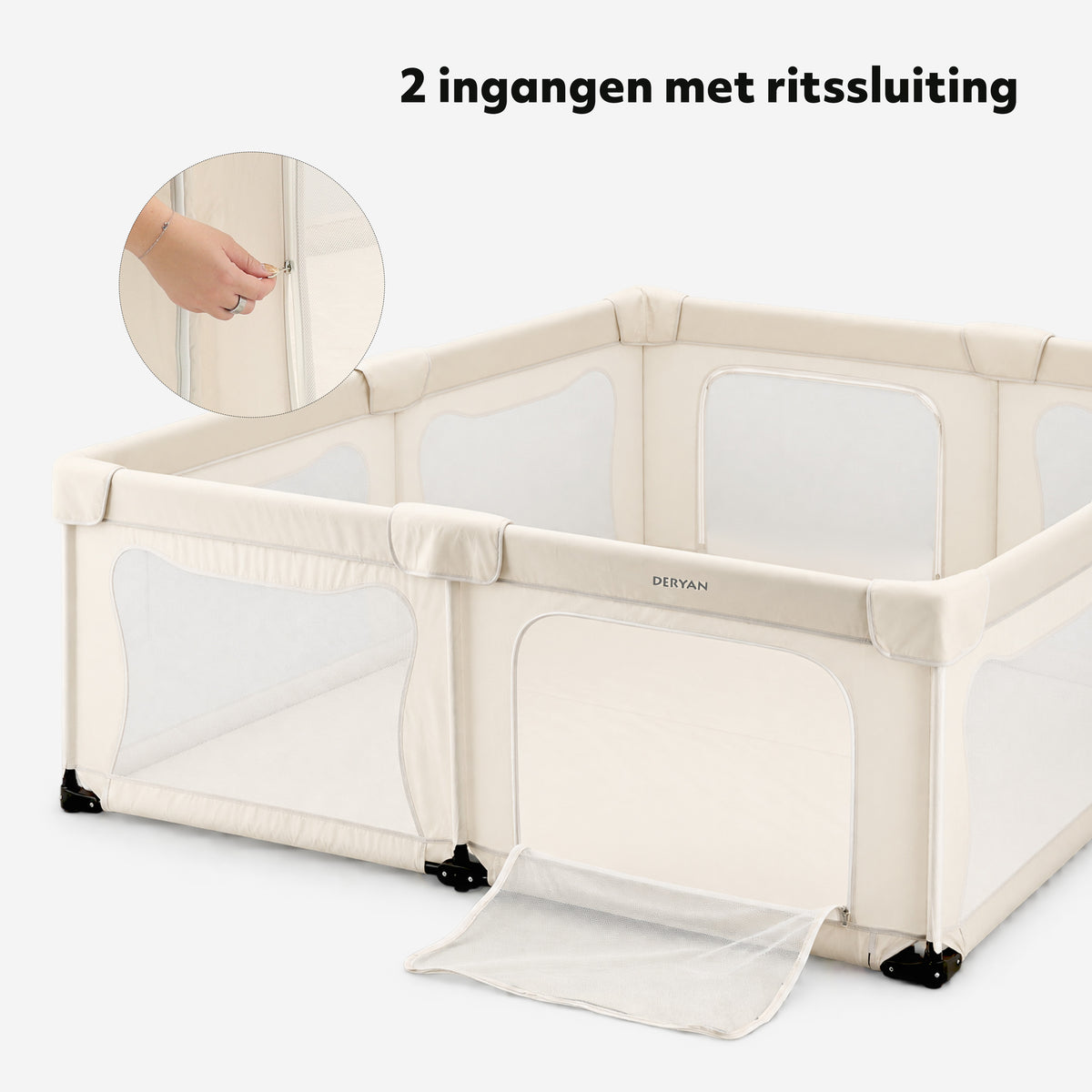 Opvouwbare Kinderbox XL - Cream