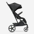 XP XL Buggy Zwart compacte opvouwbare kinderbuggy met XL-zitting en verstelbare kap