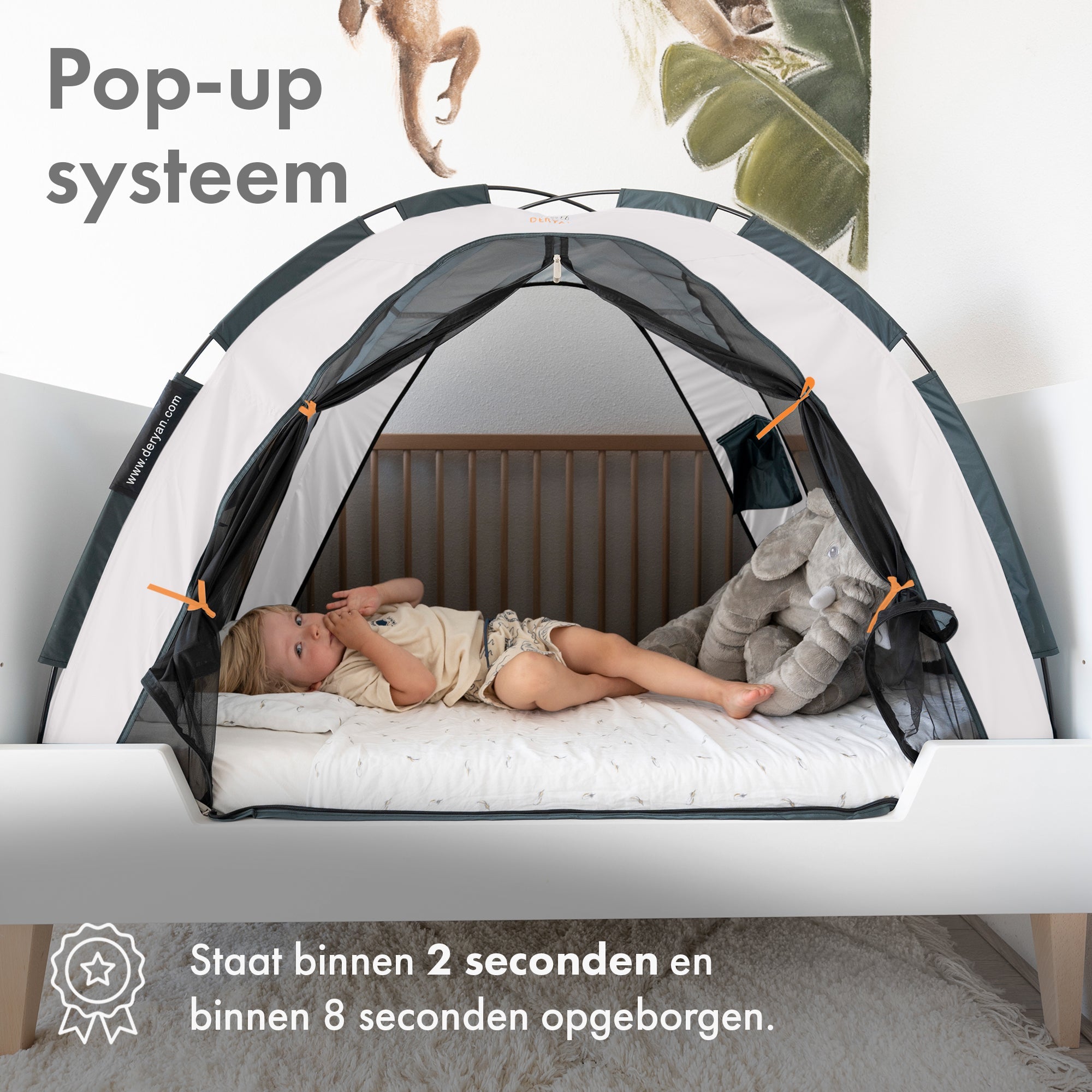 Bedtent Cream 200x90 cm