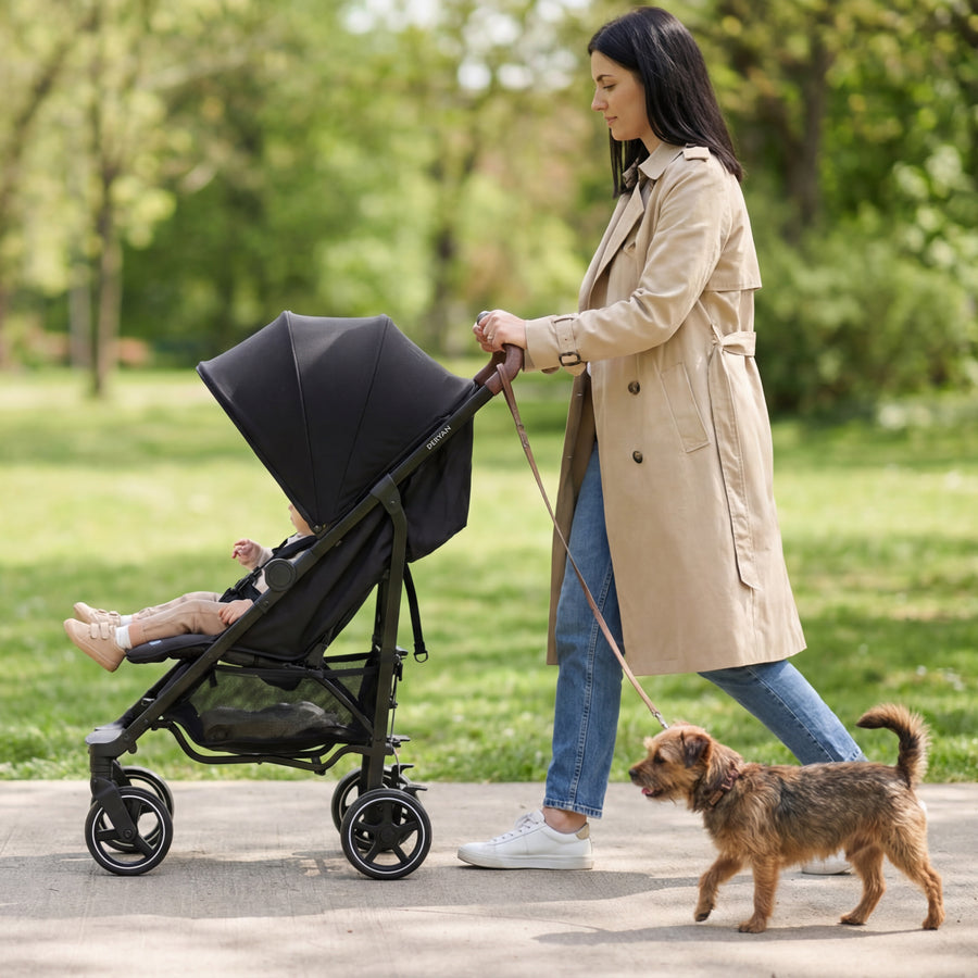 Bobbie Paraplu Buggy tot 22 kg - Zwart