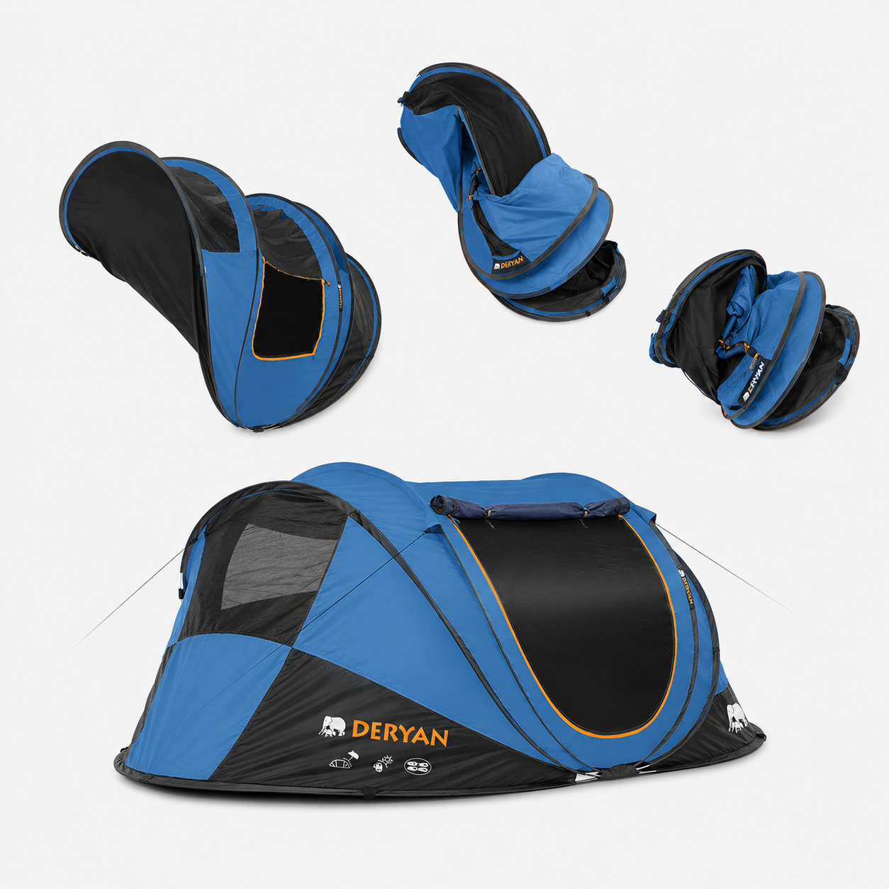 Pop Up Tent Cocoon - 2000MM waterkolom - Navy